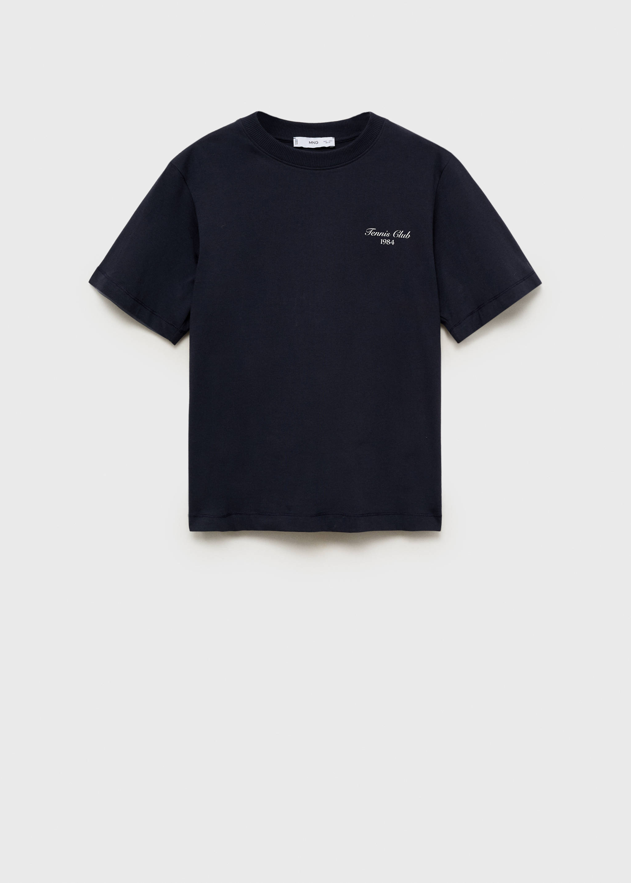 Camiseta algodón mensaje estampado - Artículo sin modelo