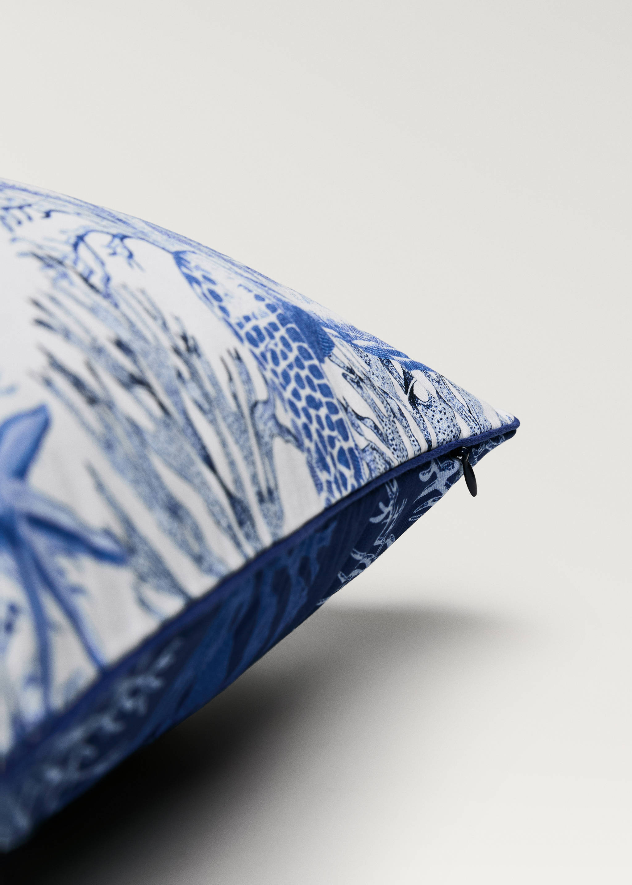 Funda cojín estampado marino reversible 30x50 cm - Detalle del artículo 2