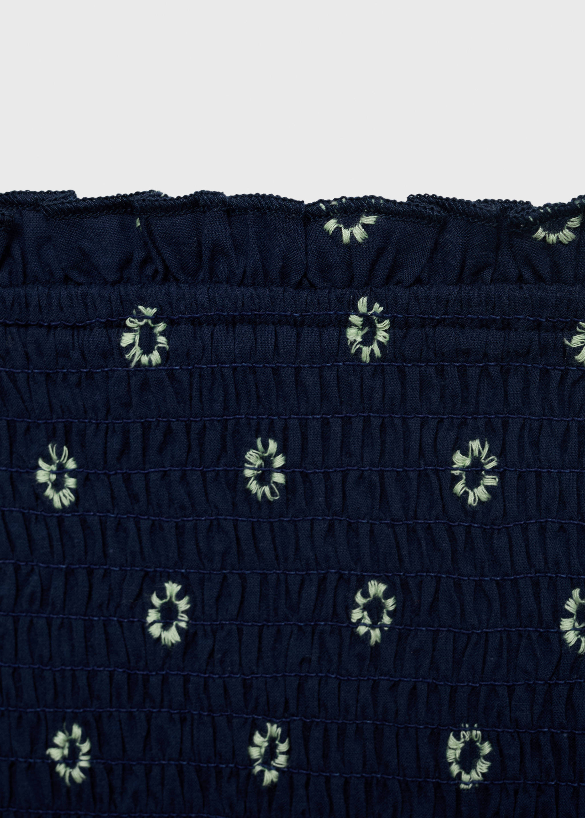 قمة مكشكشة بدون حمالات - تفاصيل المنتج 0