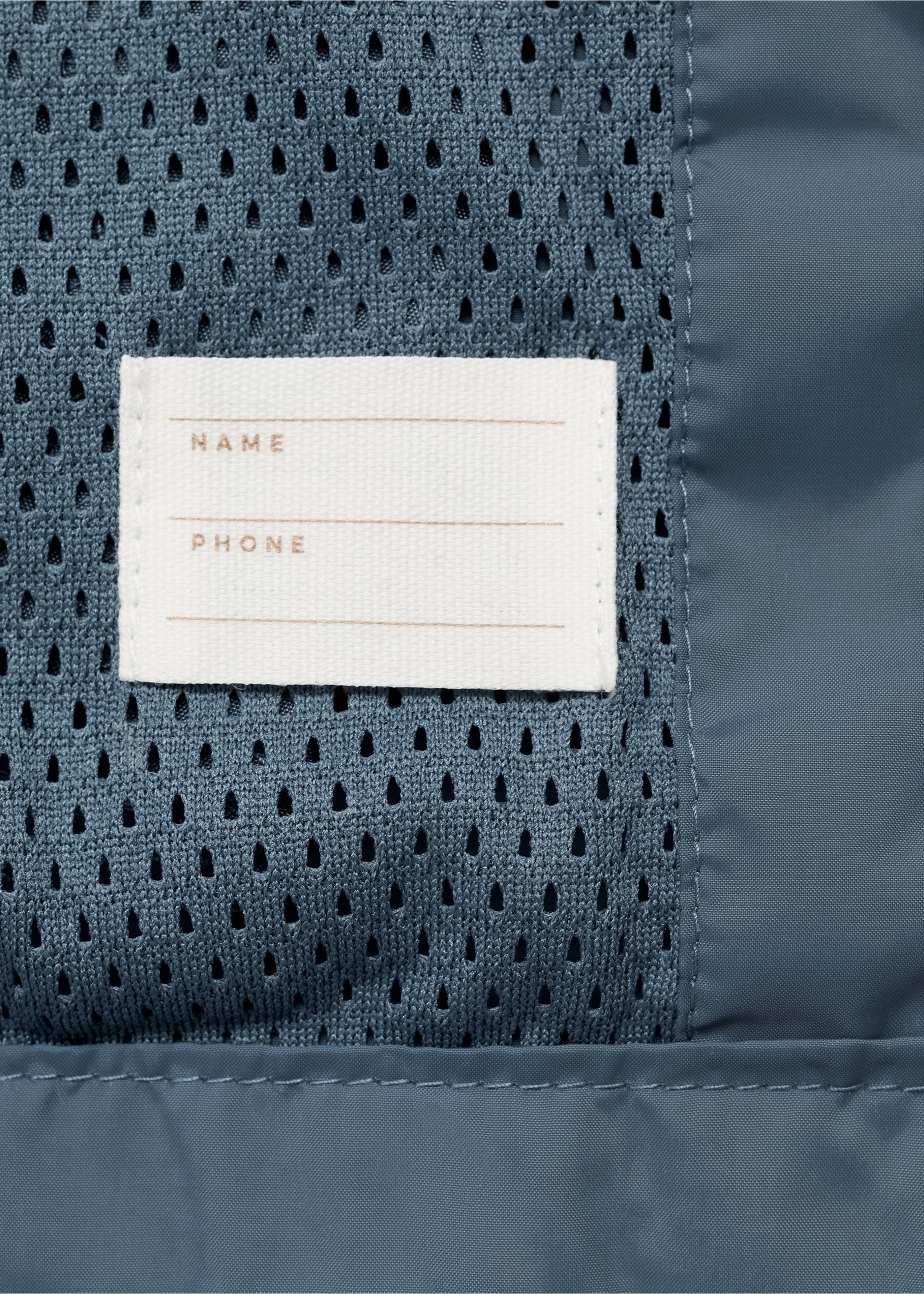 Hooded parka with pocket - Details of the article 0, Blue. Ref: 87028267-00.