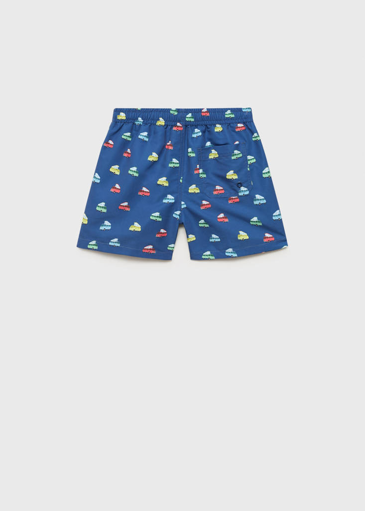 Printed swimming trunks — Navy