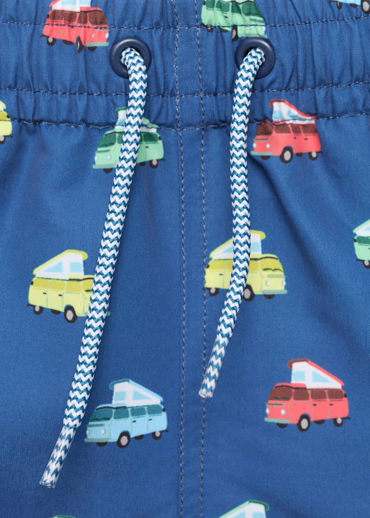 Printed swimming trunks — Navy