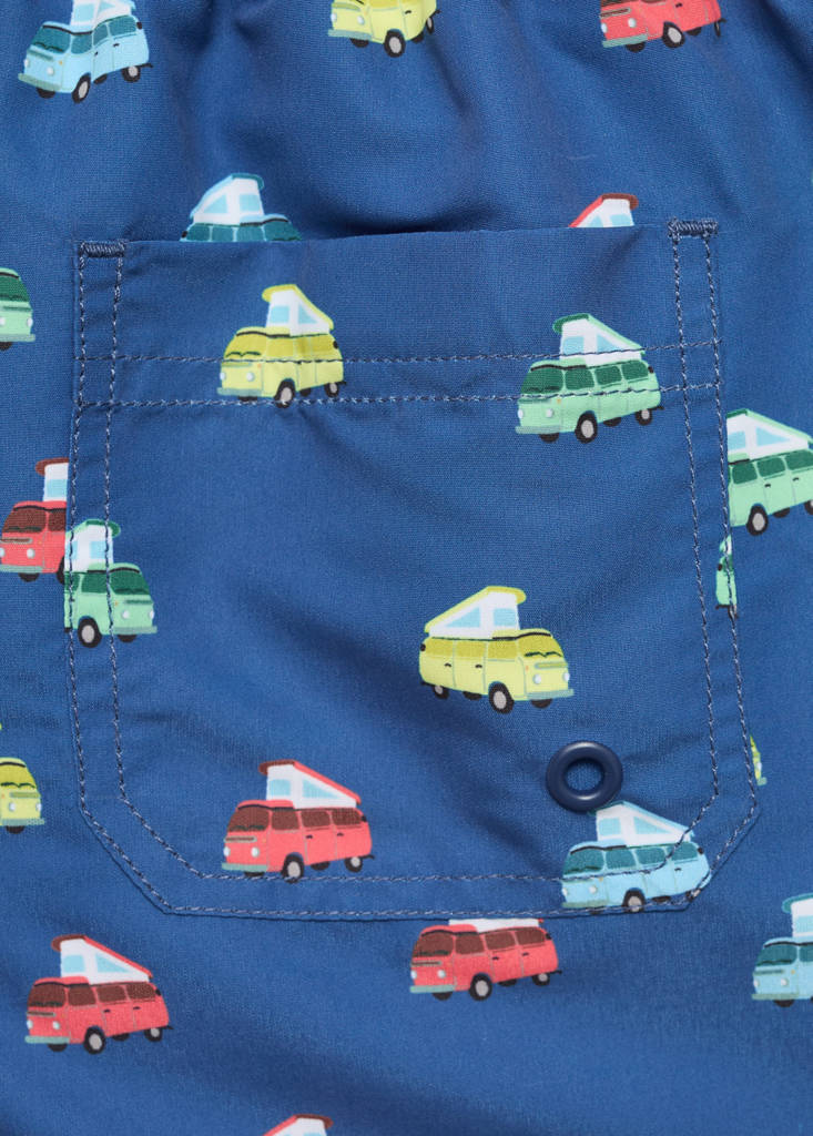 Printed swimming trunks — Navy