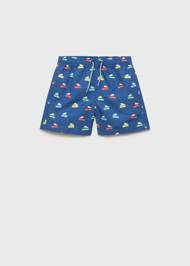 Printed swimming trunks — Navy
