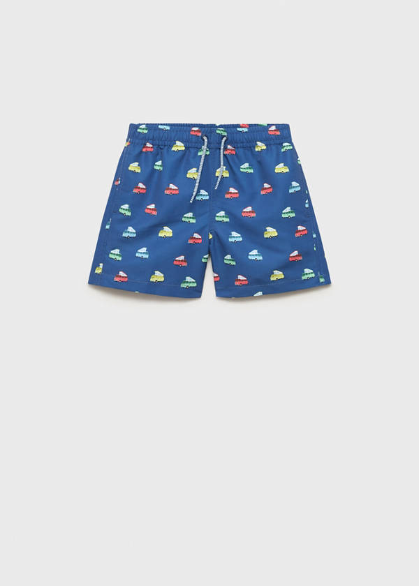 Printed swimming trunks — Navy