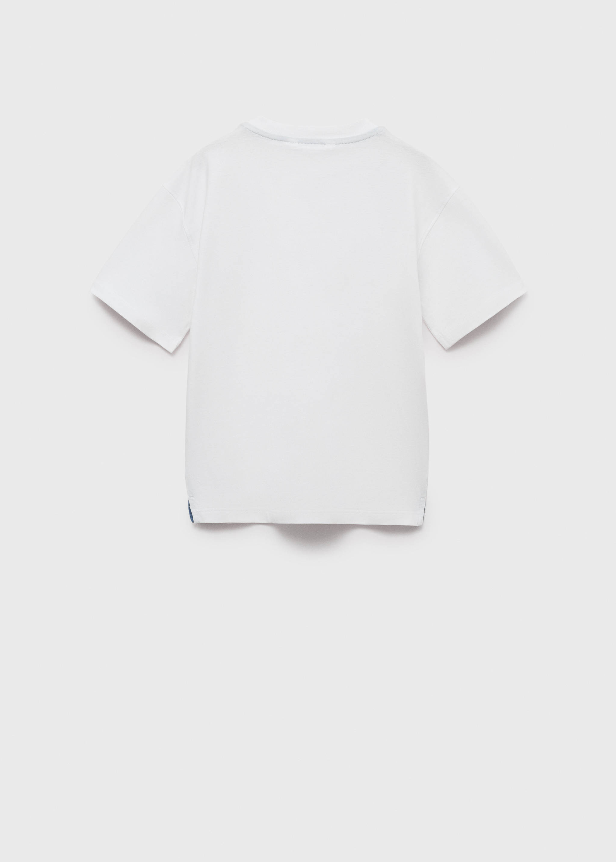 Printed cotton-blend T-shirt - Reverse of the article