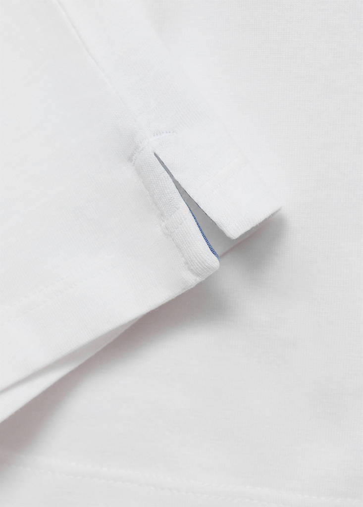 Printed cotton-blend T-shirt — Off White