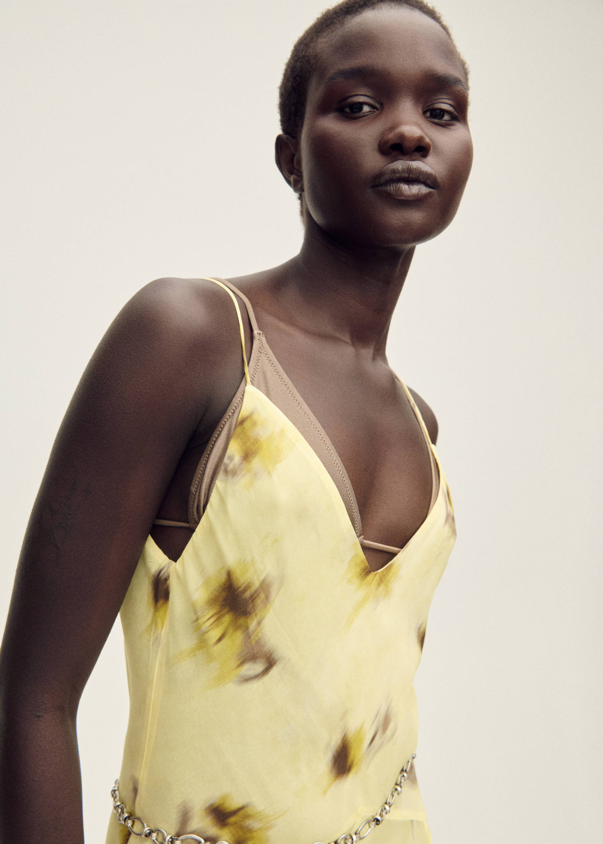 Robe longue en imprimé fleuri - Détail de l'article 1