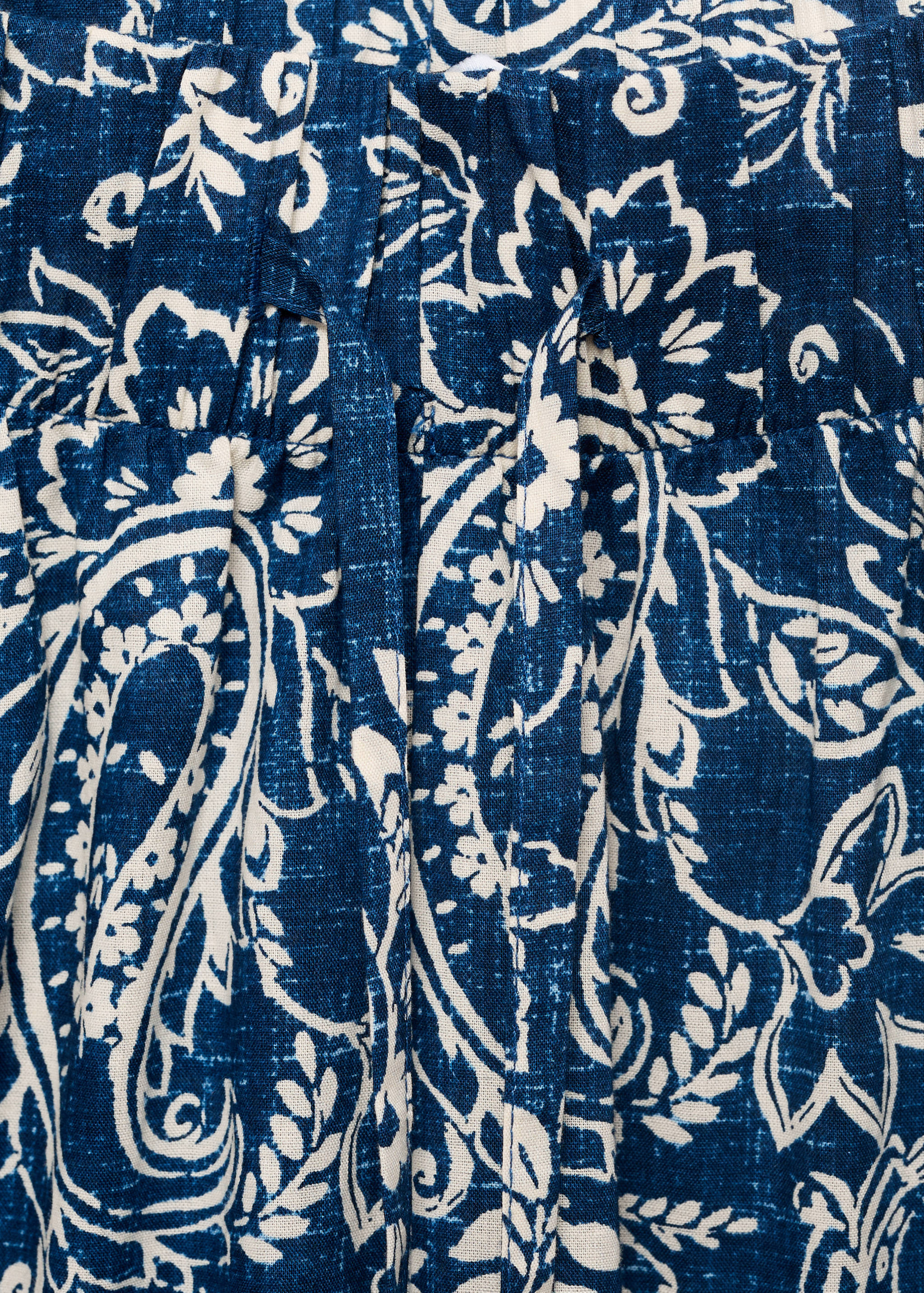 Printed cotton trousers - Details of the article 8