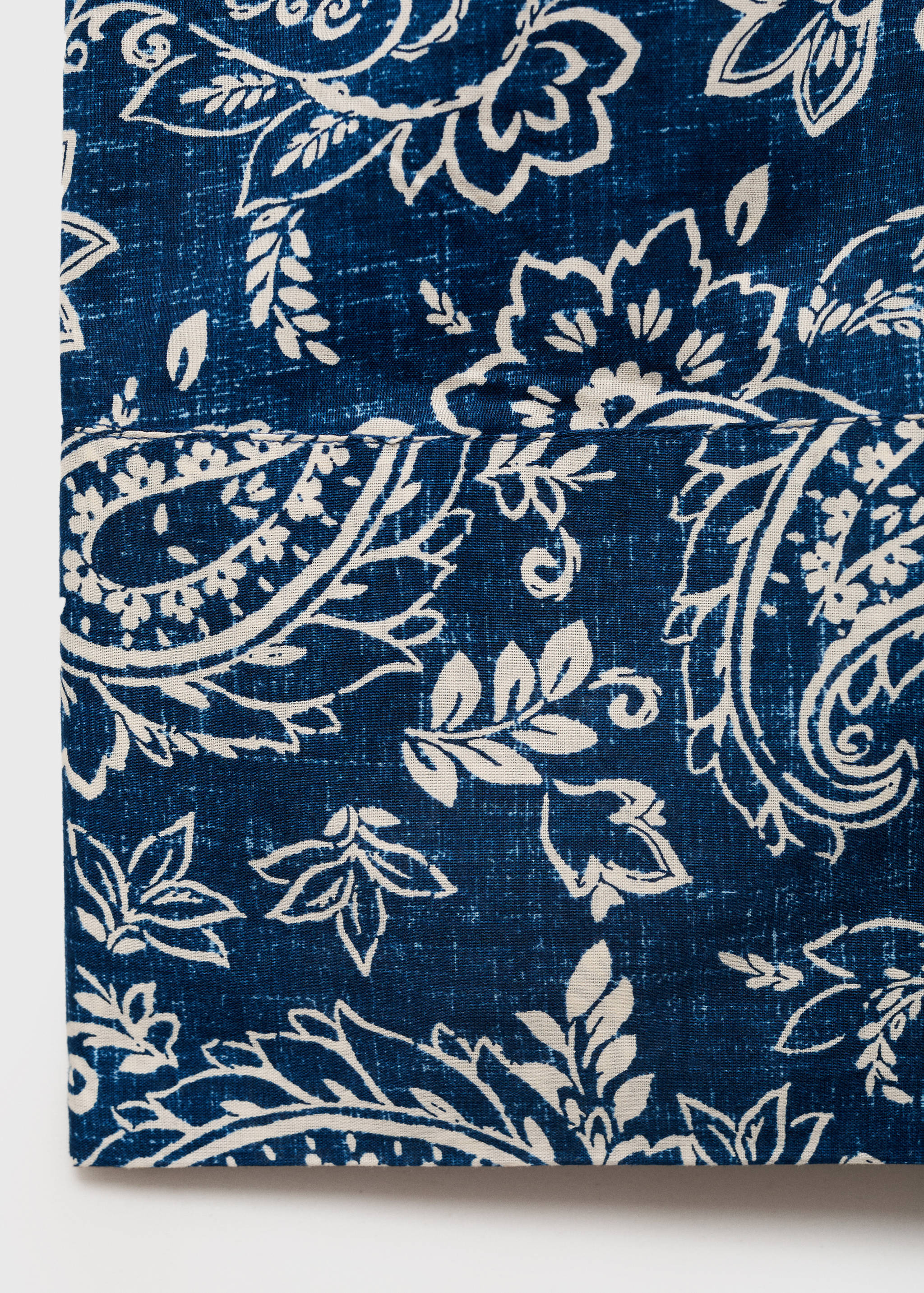 Printed cotton trousers - Details of the article 0