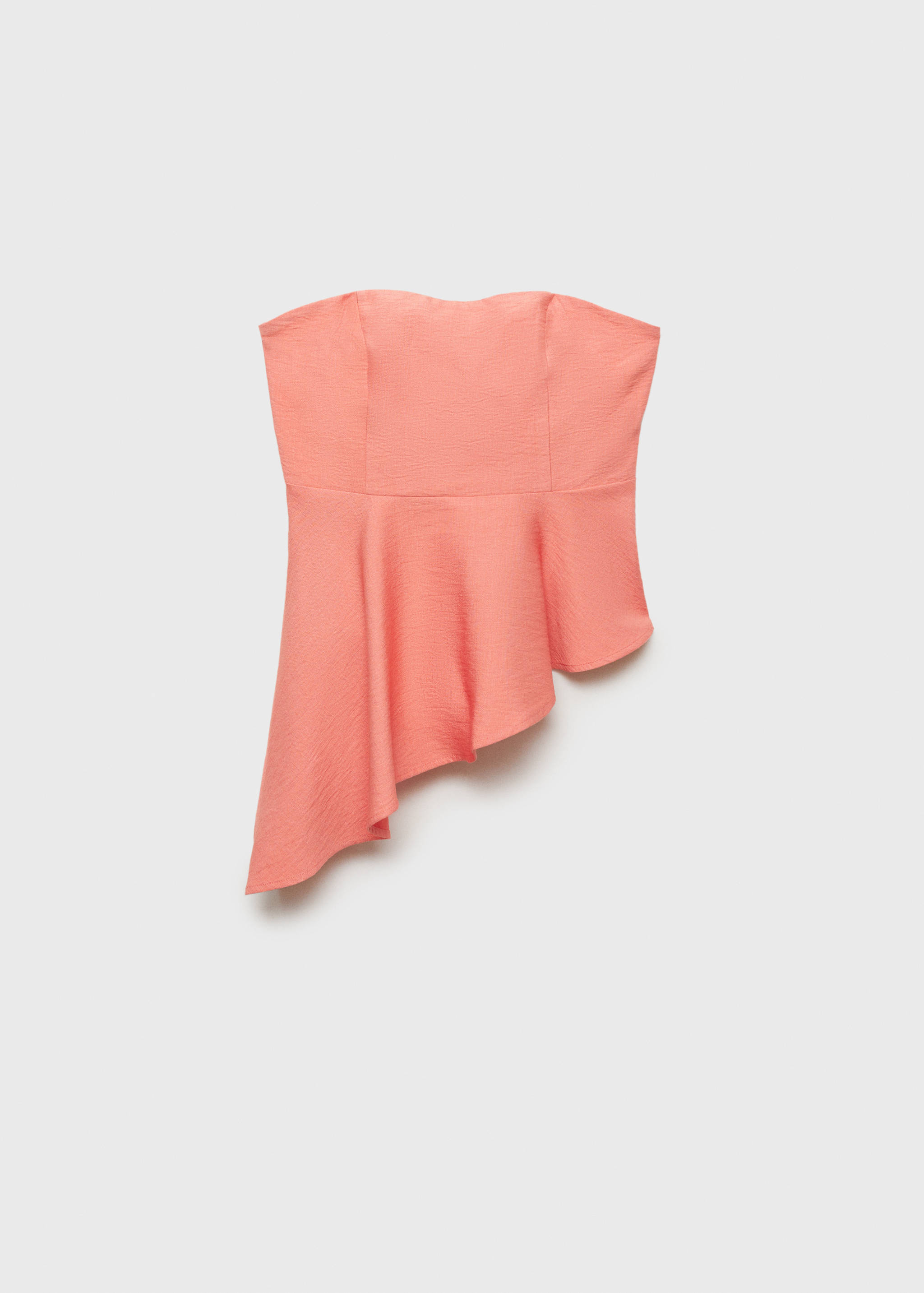Asymmetrical strapless top - Article without model