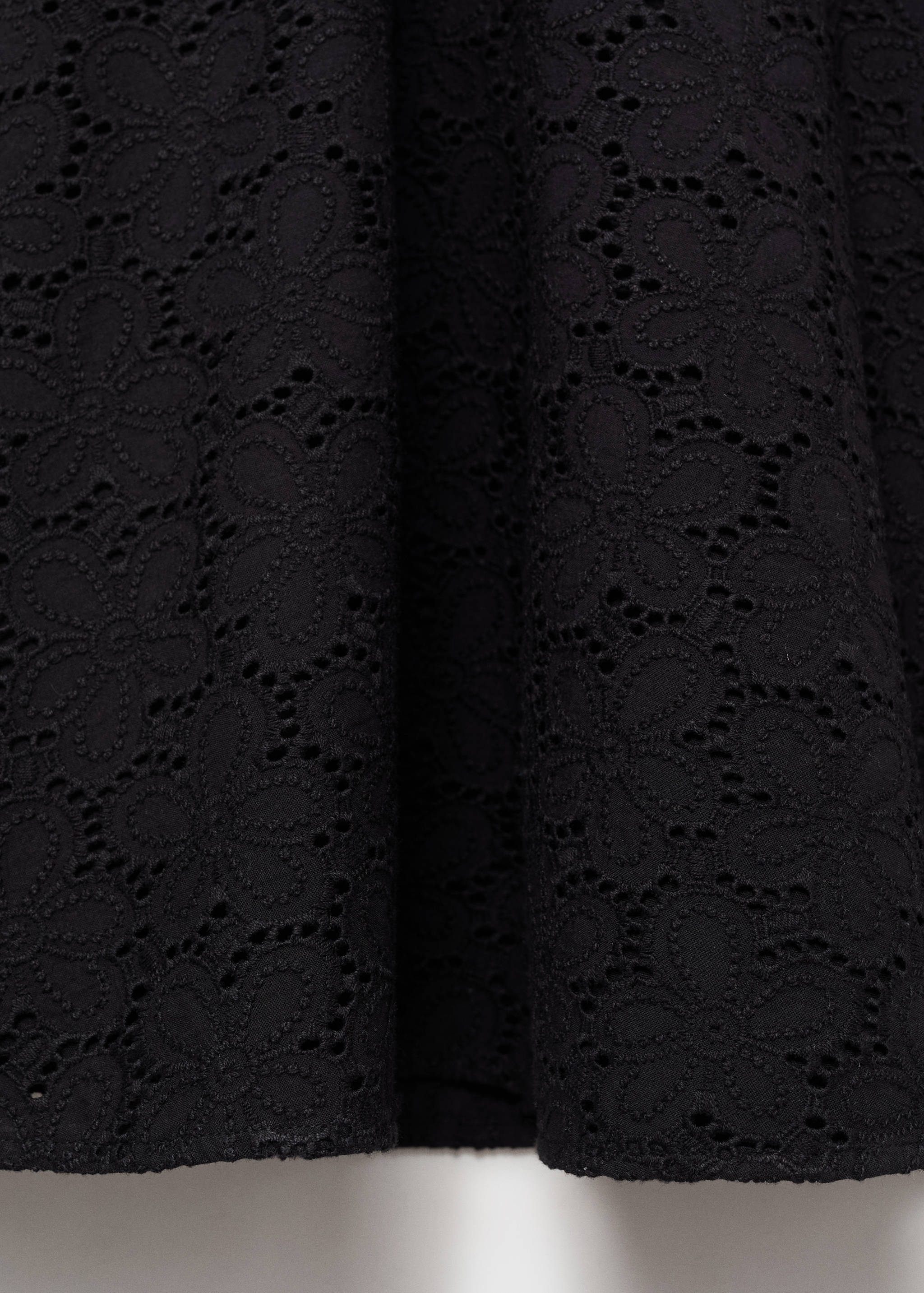 V领刺绣上衣 - null