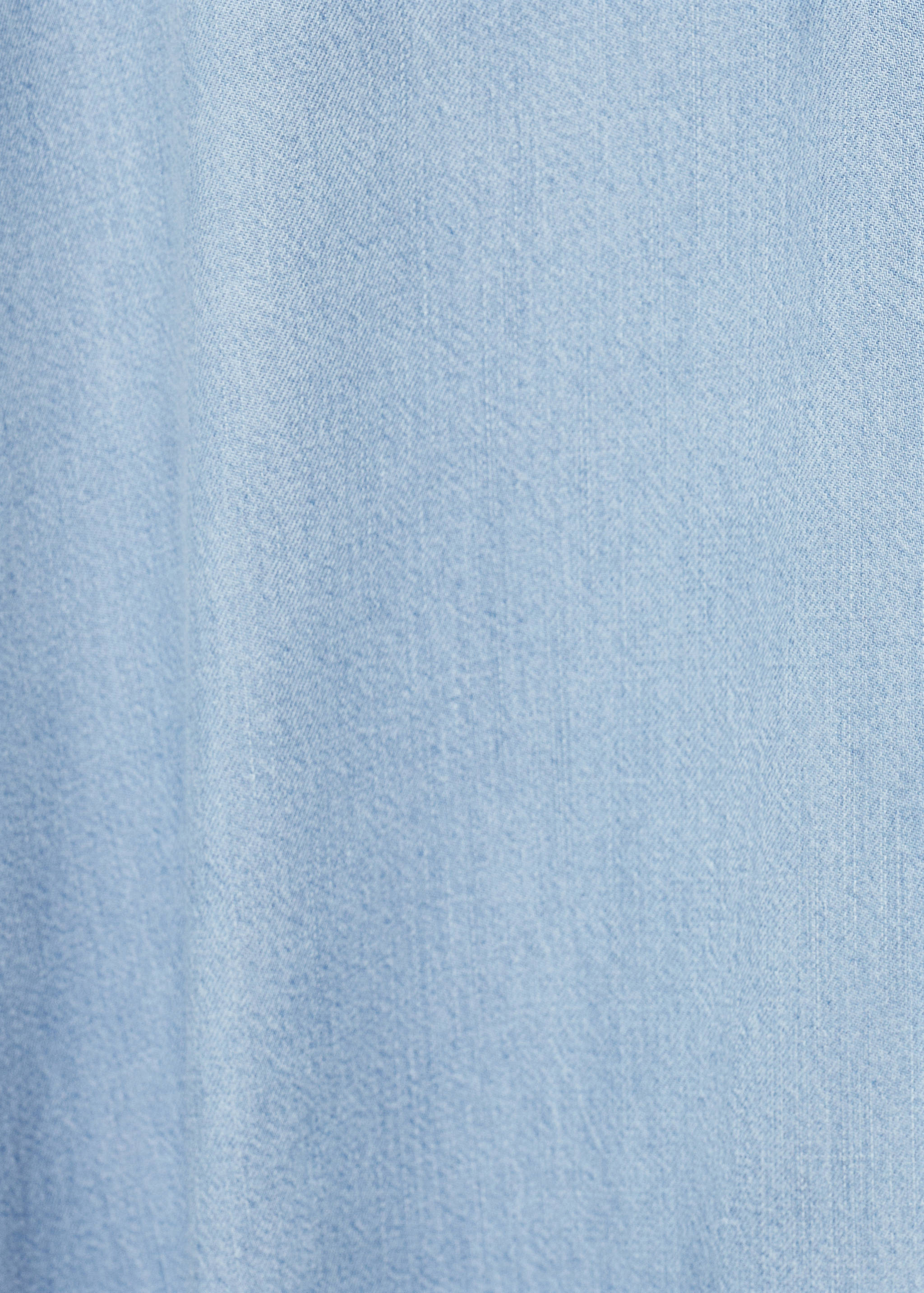 Lyocell V-neck midi-dress - Details of the article 0