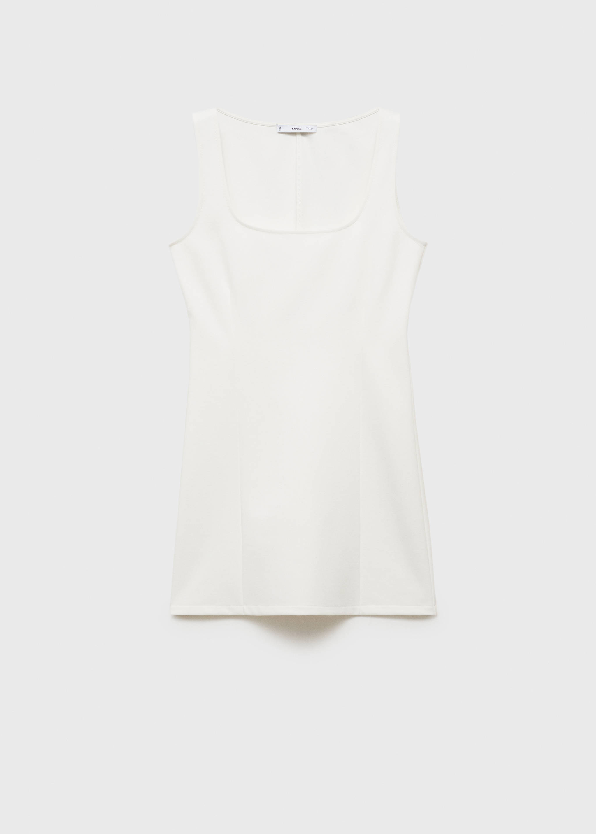 Strappy dress with pleat detail - Article without model