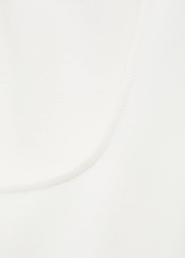 Strappy dress with pleat detail — Off White