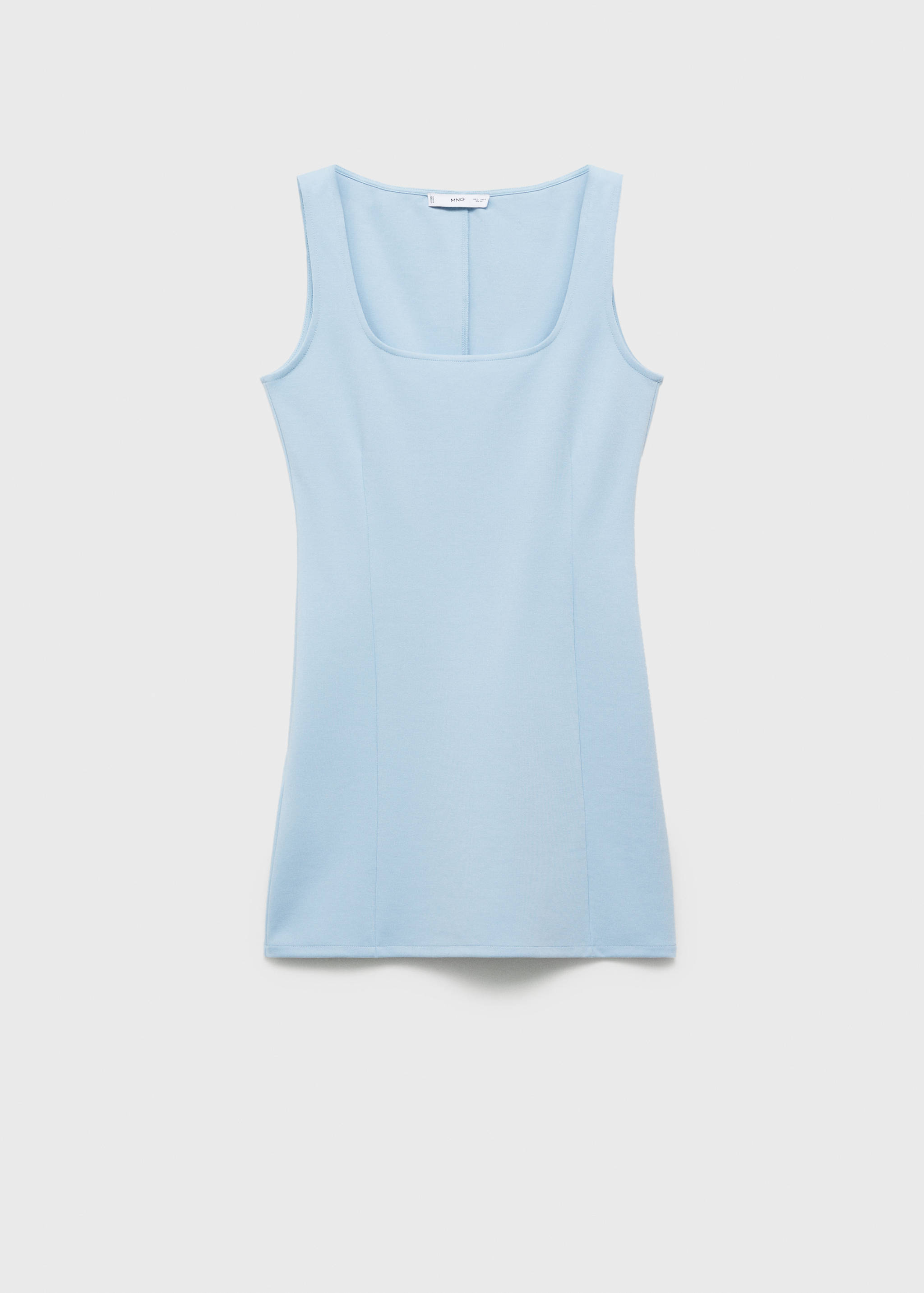 Strappy dress with pleat detail - Article without model