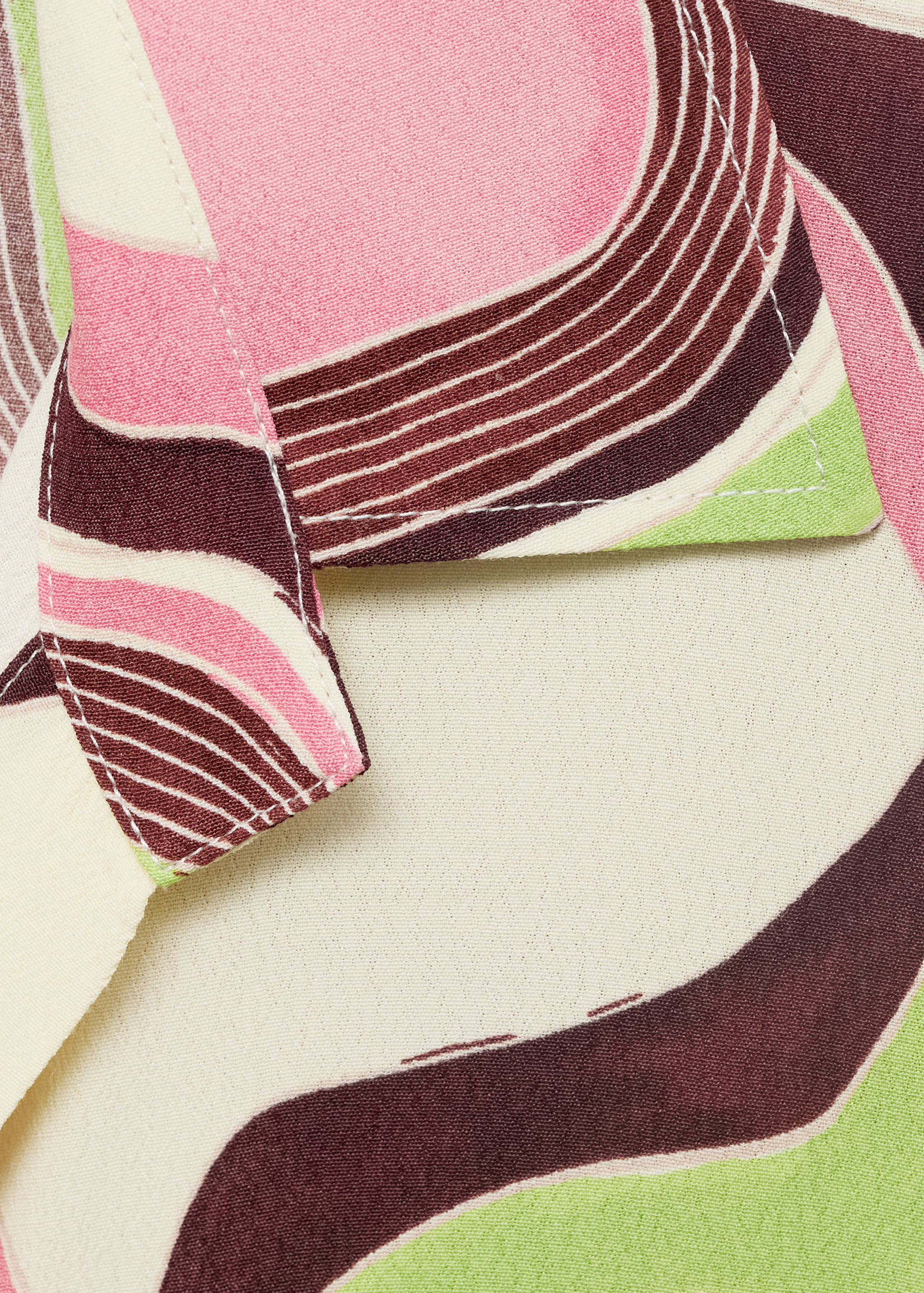 Geometric print blouse - Details of the article 0