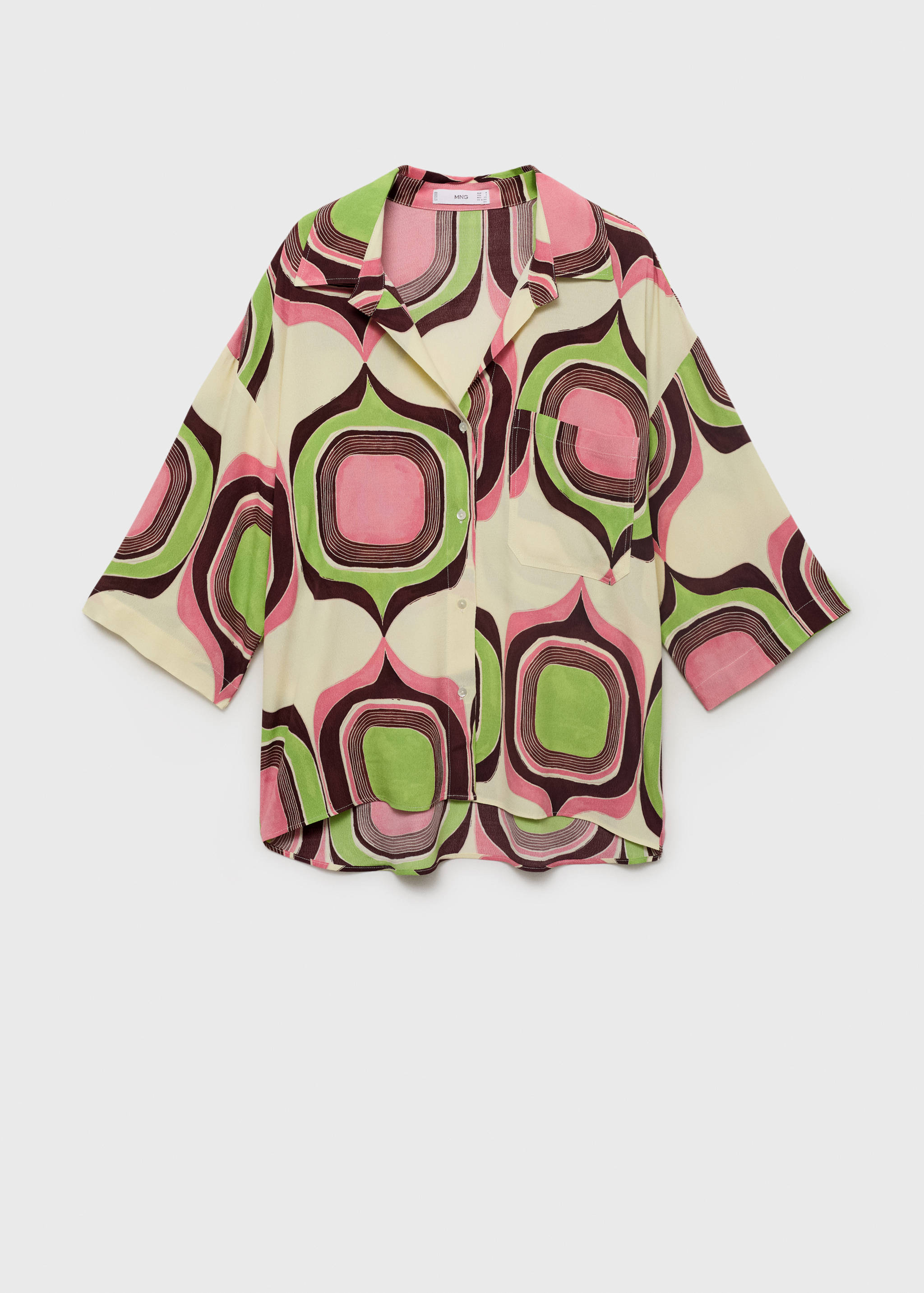 Blusa estampado geométrico - Artículo sin modelo
