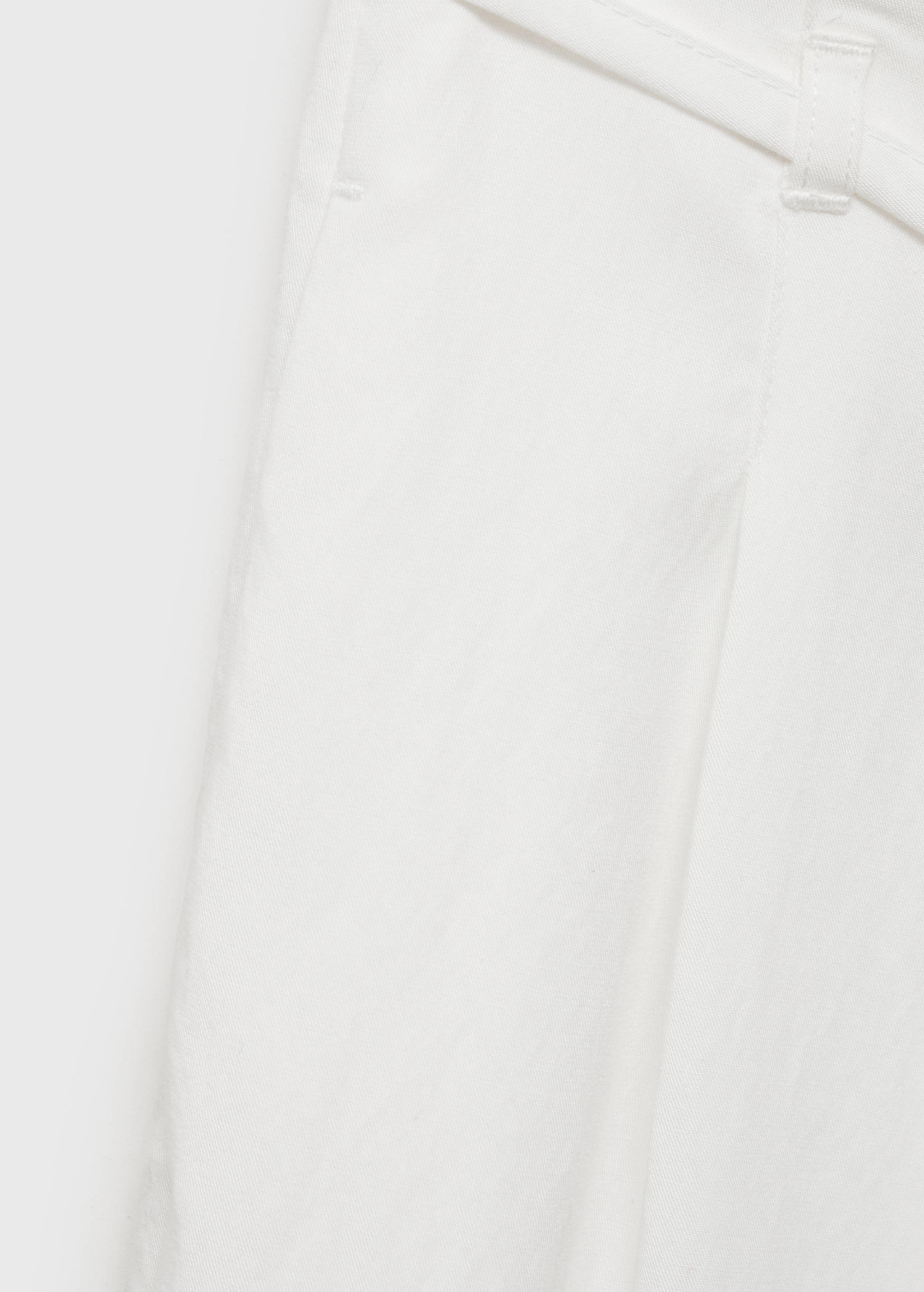 Lyocell suit trousers with bow belt - Details of the article 0