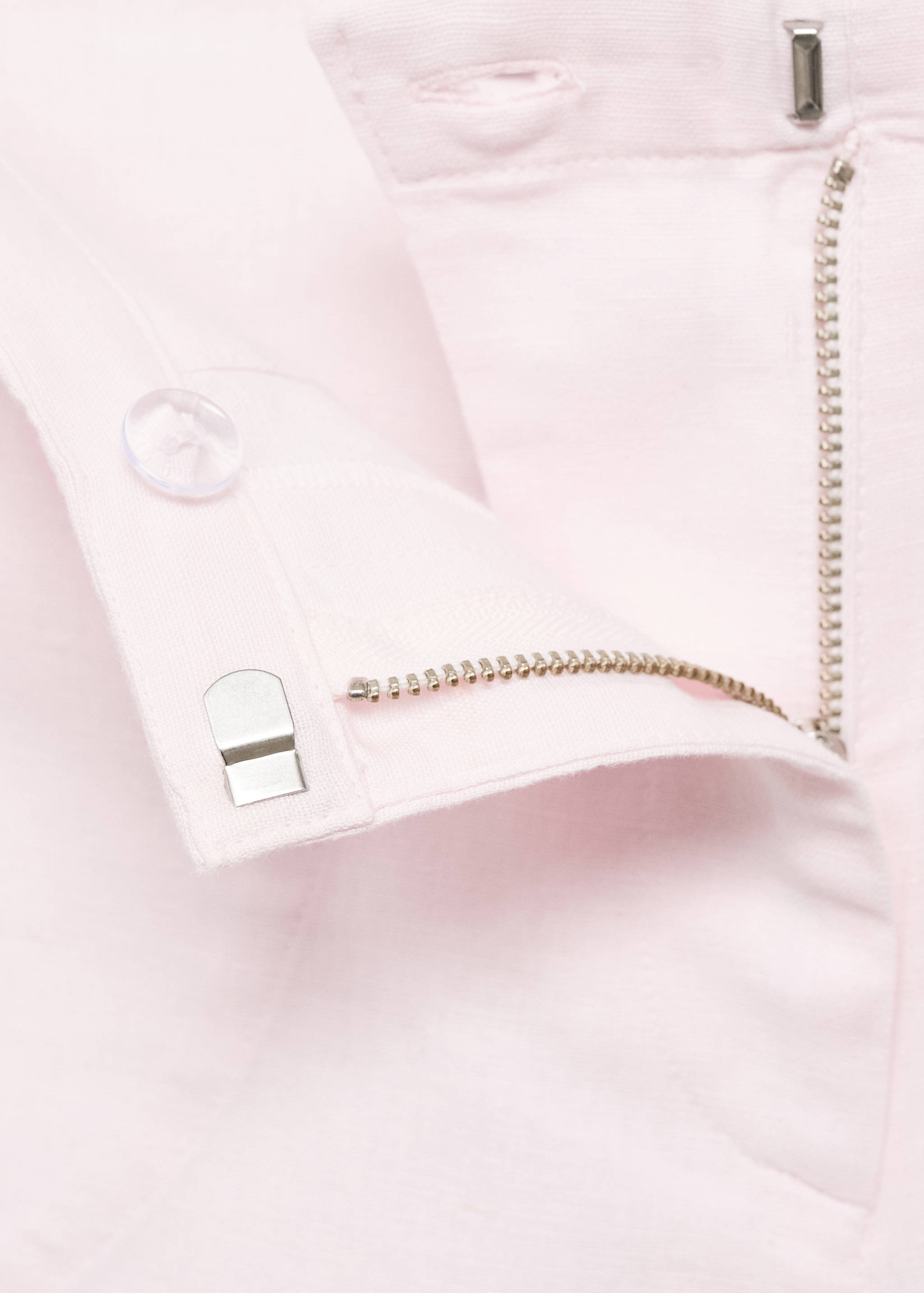 Παντελόνι σε ίσια γραμμή με ανοίγματα και δεσίματα - Λεπτομέρεια του προϊόντος 8