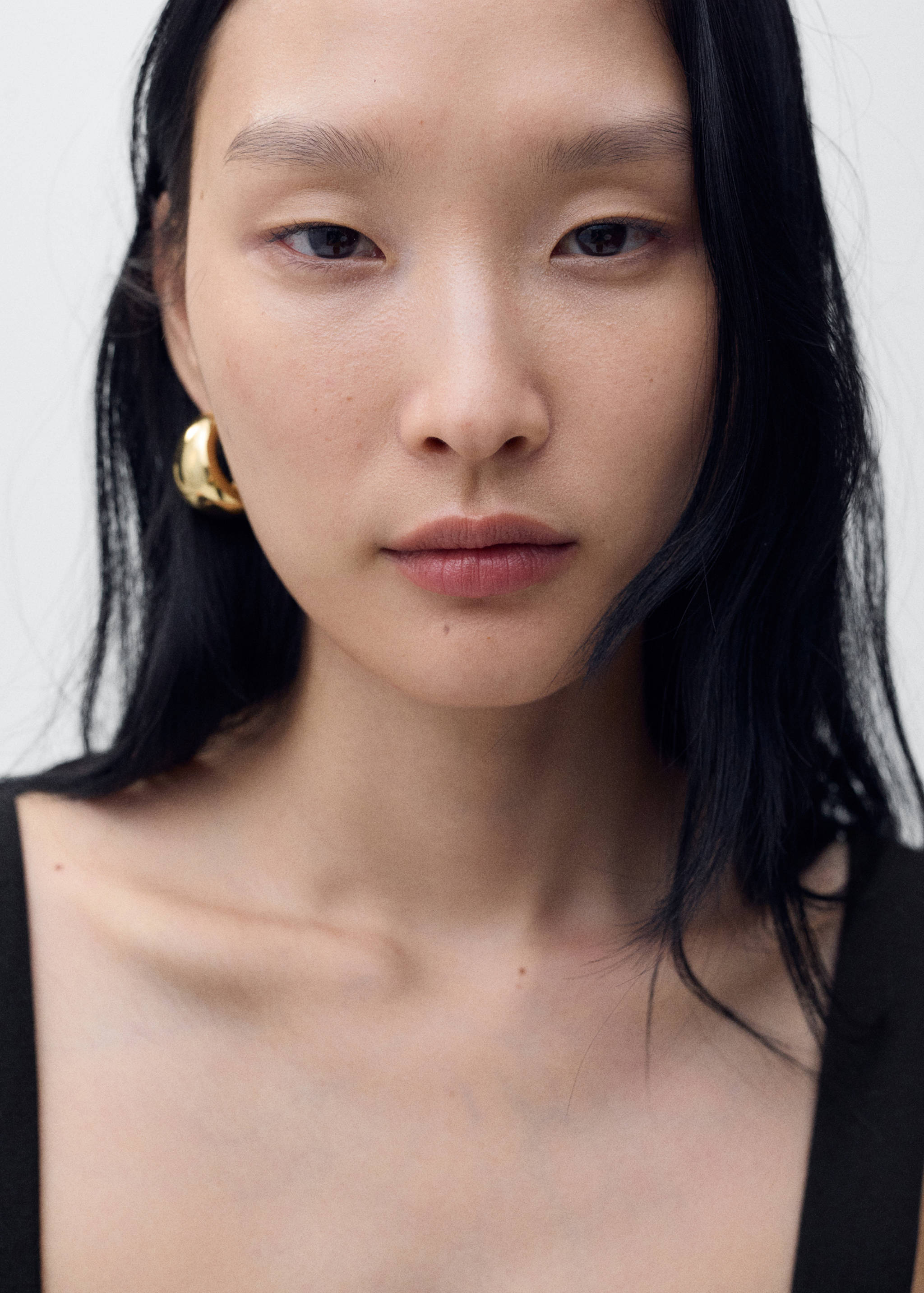 Striped midi dress - Details of the article 1