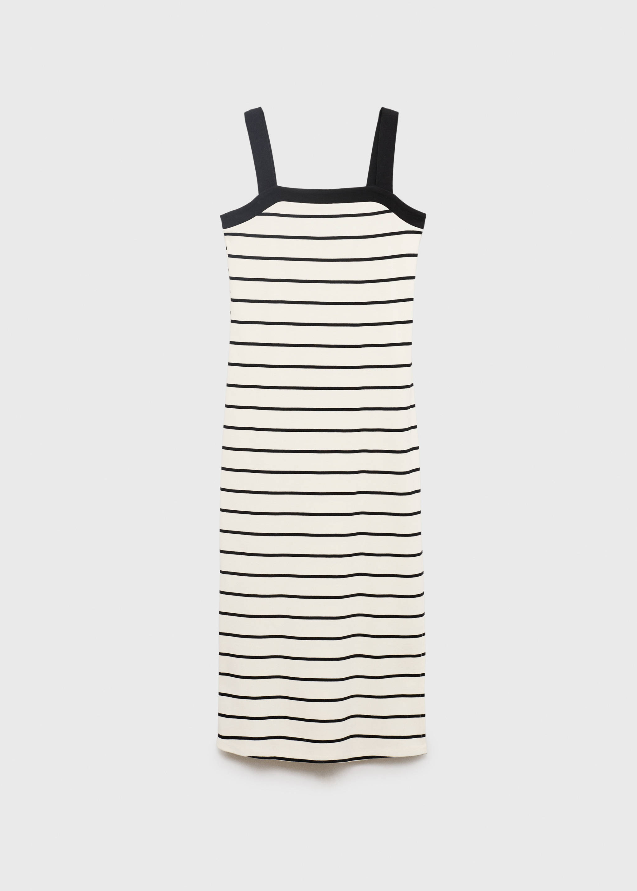 Striped midi dress - Article without model