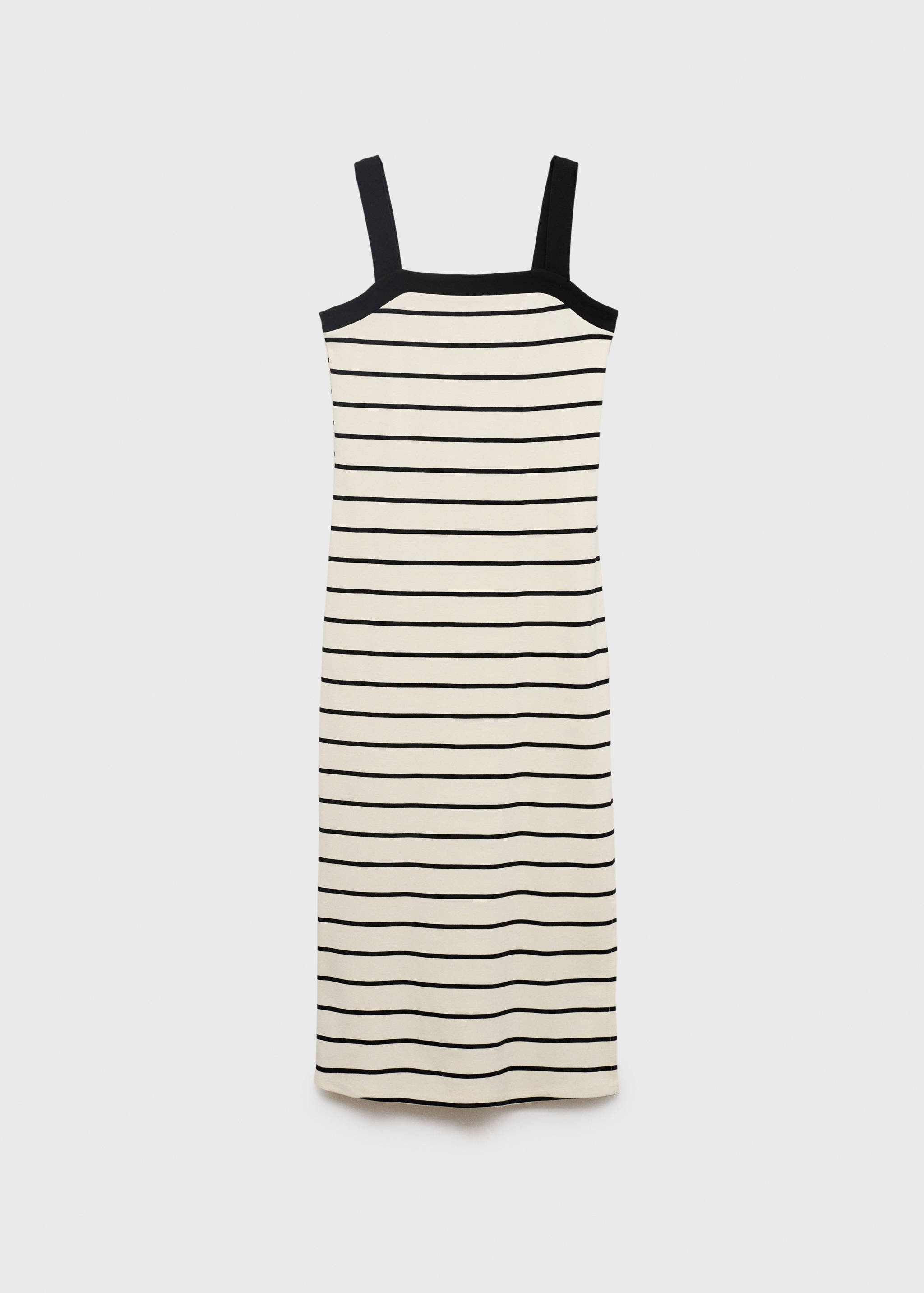 Striped midi dress - Article without model