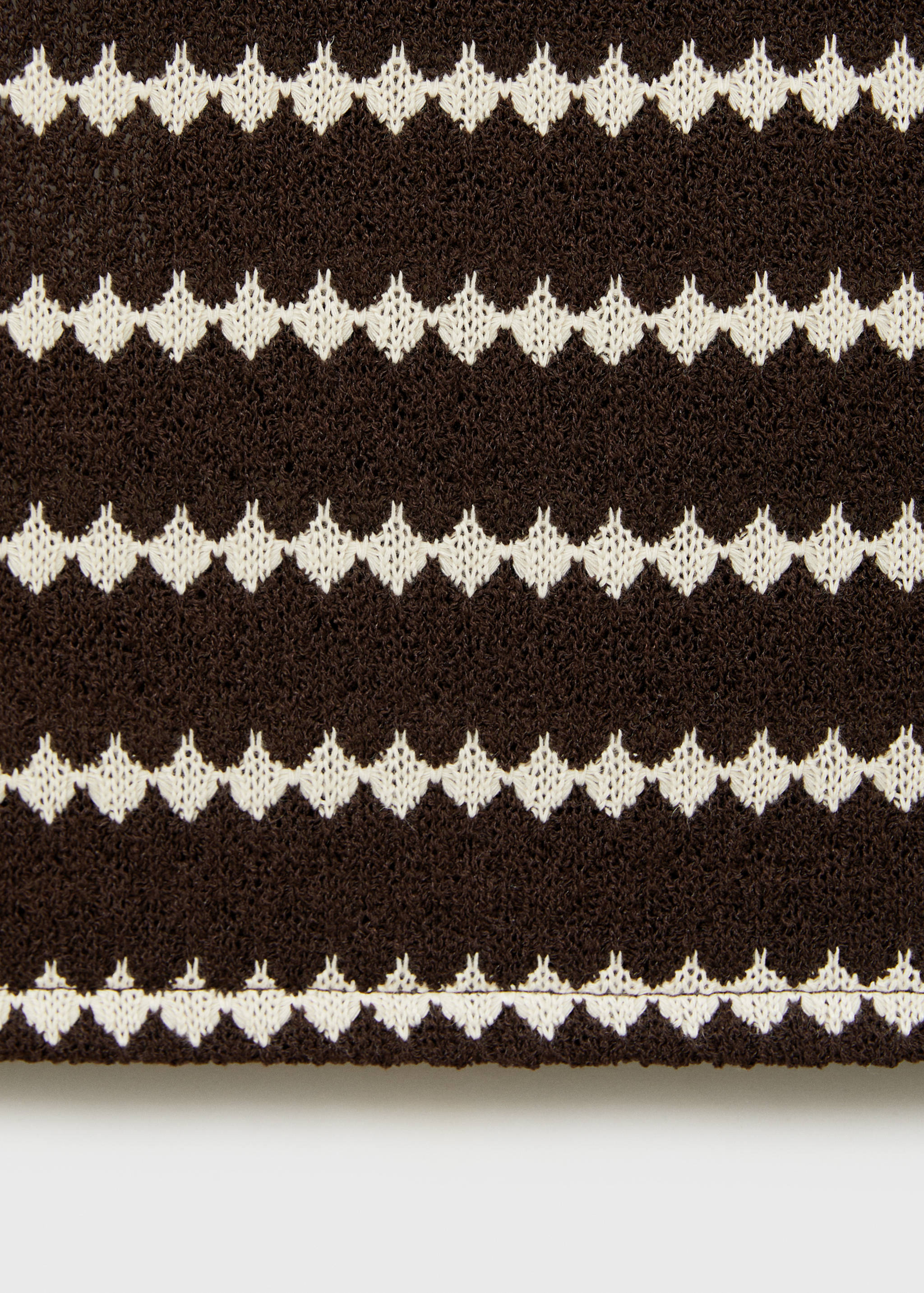 Gebreide top met geometrische print - Detail van het artikel 0