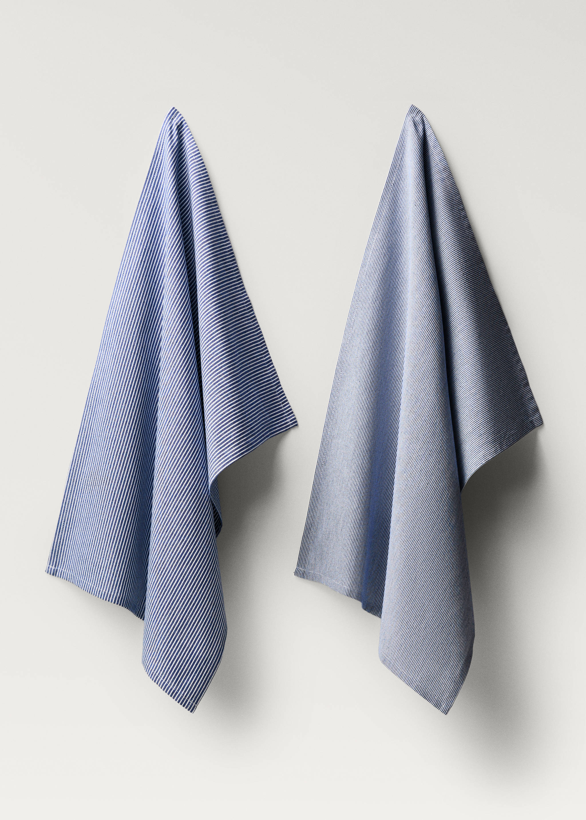 Cotton striped kitchen towels - Article without model