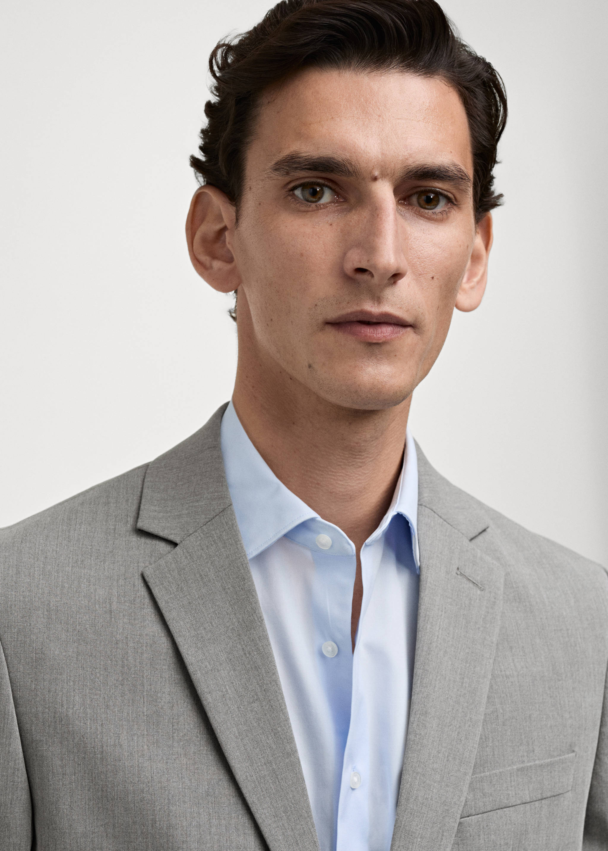 Super slim-fit suit jacket in stretch fabric - Details of the article 1