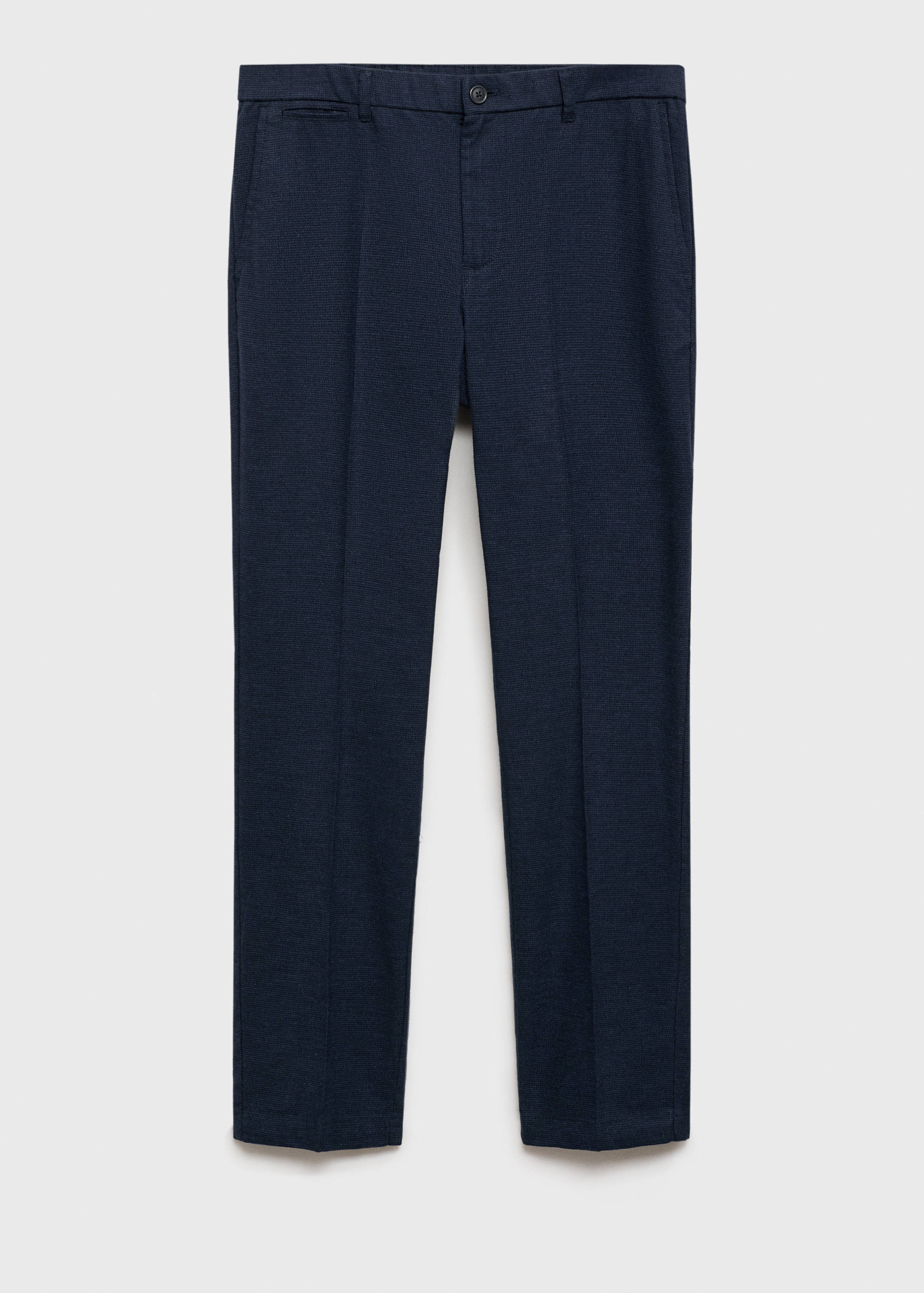 Micro-houndstooth flannel pants - Article without model