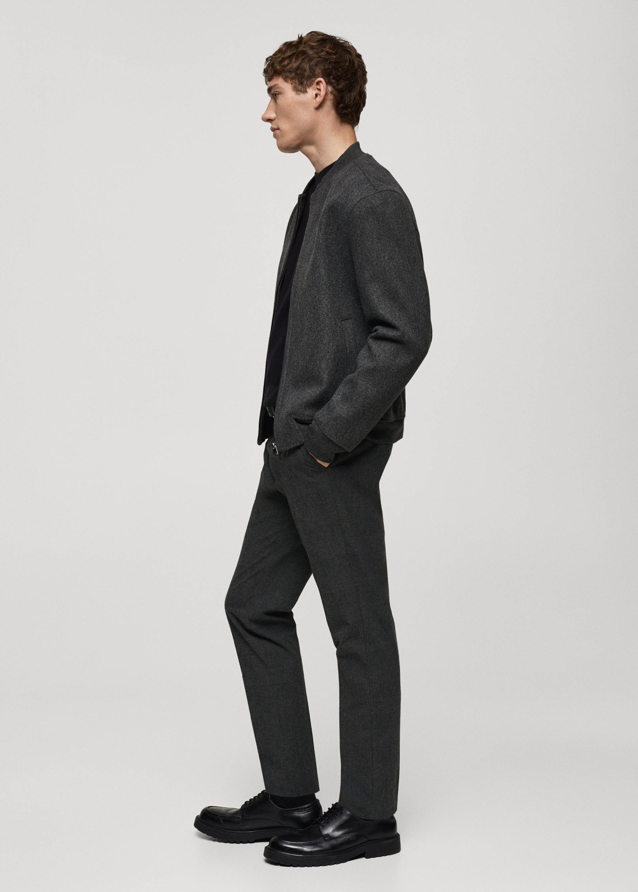 Pantalons franel·la estampat príncep Gal·les - Detall de l'article 2