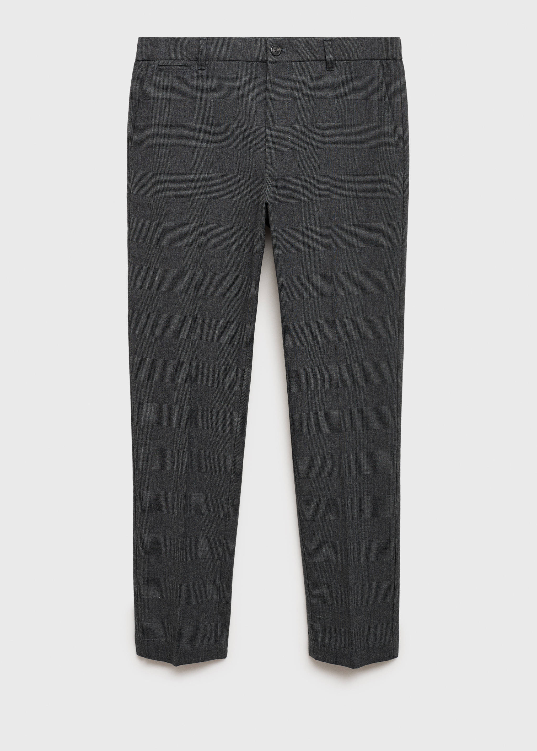 Prince of Wales check flannel pants - Article without model
