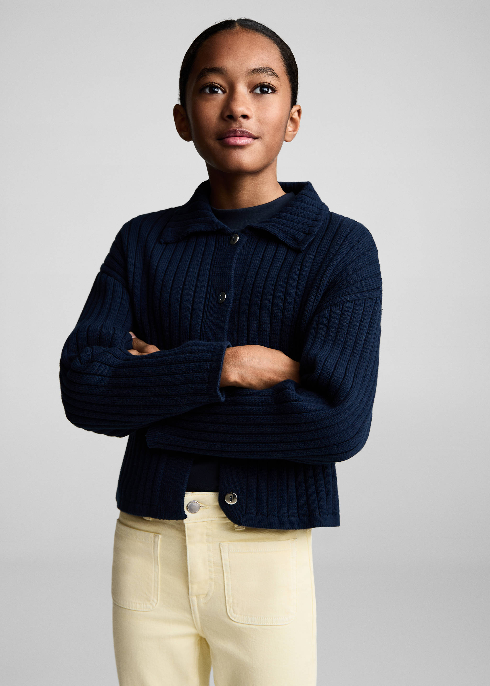 Flared jeans with pocket - Medium plane