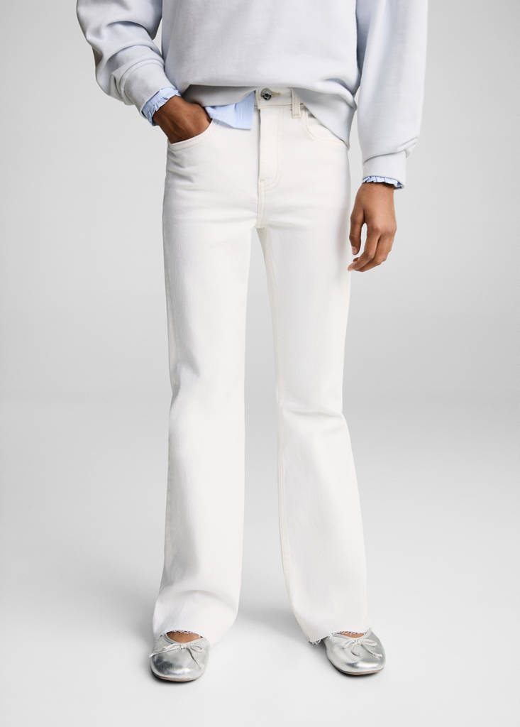 Frayed low-rise skinny jeans — Off White