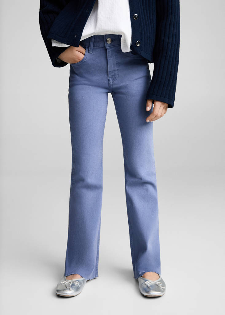 Frayed low-rise skinny jeans — Ink Blue