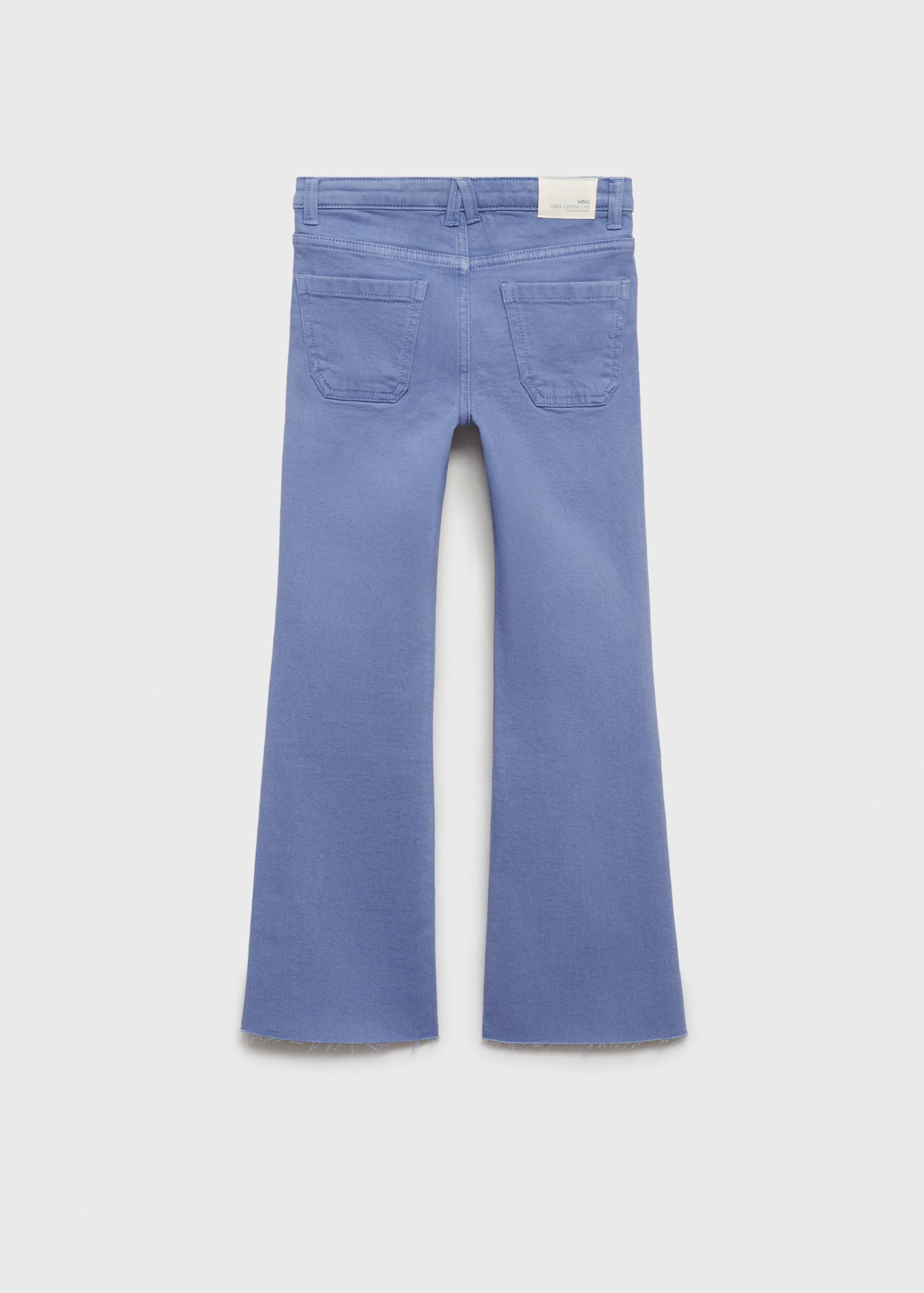 Jean flare ourlet effiloché - Verso de l’article