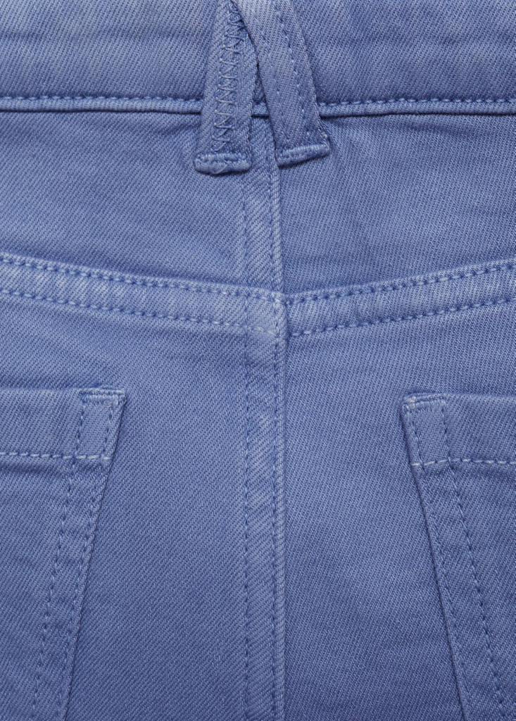 Frayed low-rise skinny jeans — Ink Blue