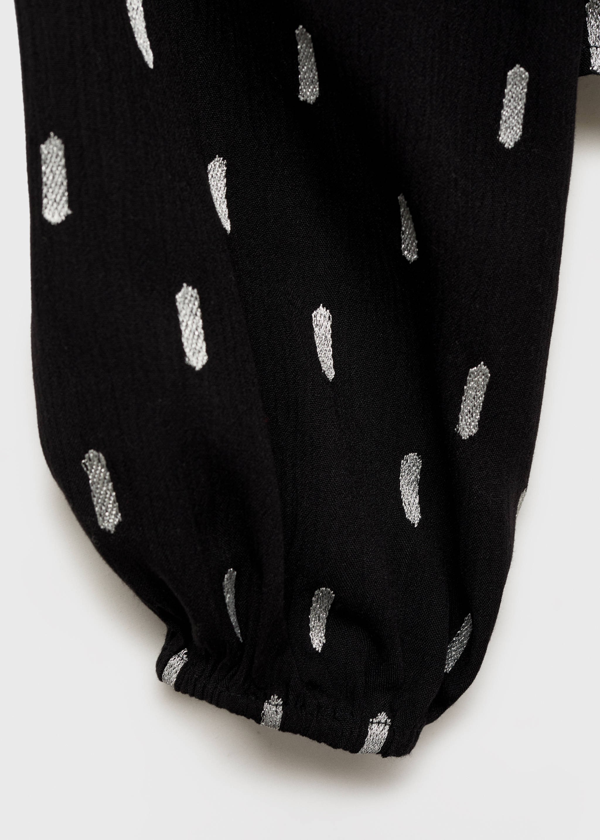 Asymmetrical printed blouse - Details of the article 8