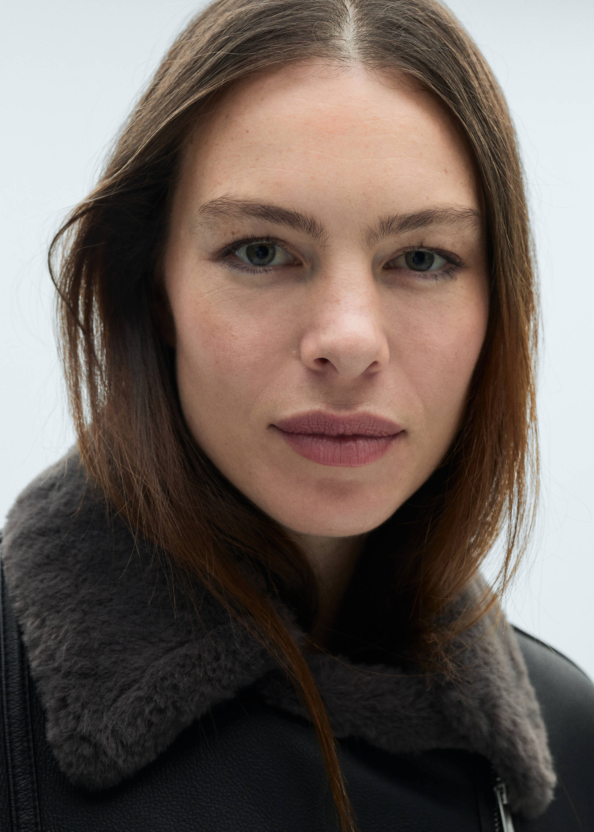 Double-faced faux-leather jacket - Details of the article 4