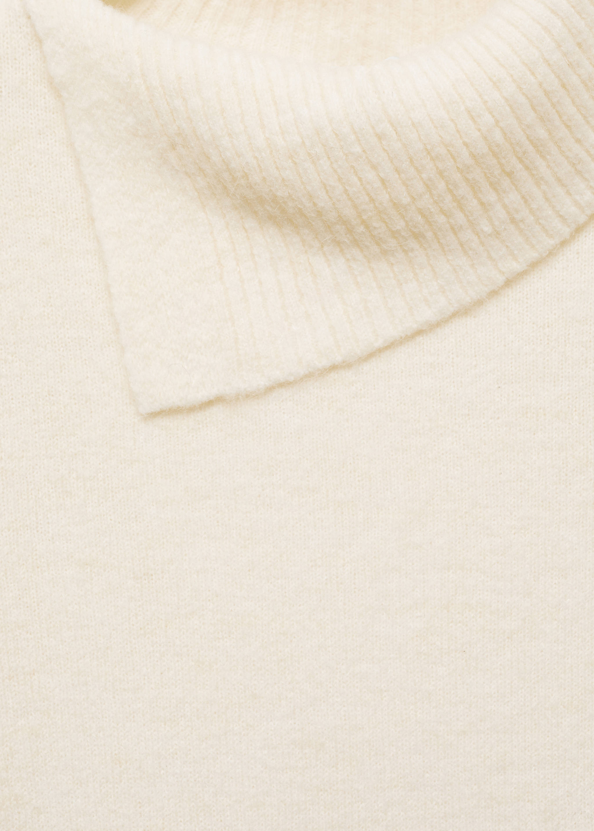 Sweater with wraparound lapel neck - Details of the article 8