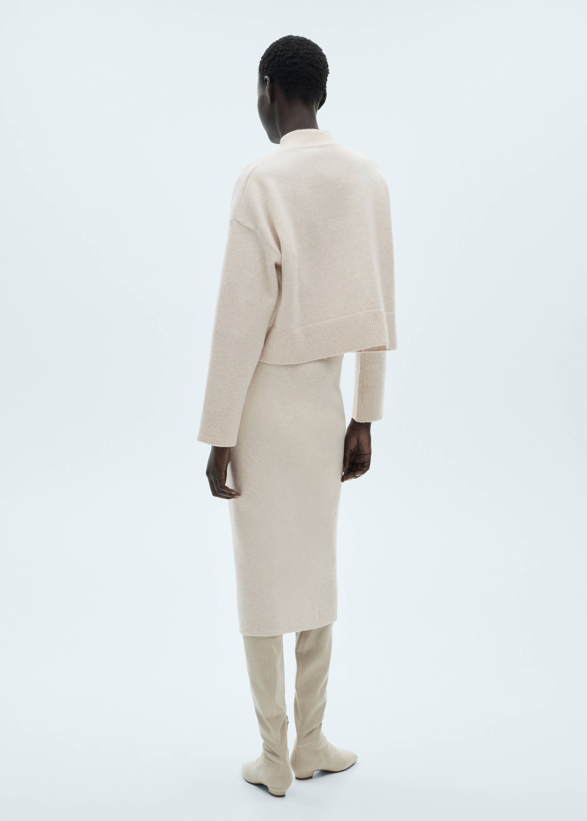 Pull-over maille col montant - Verso de l’article