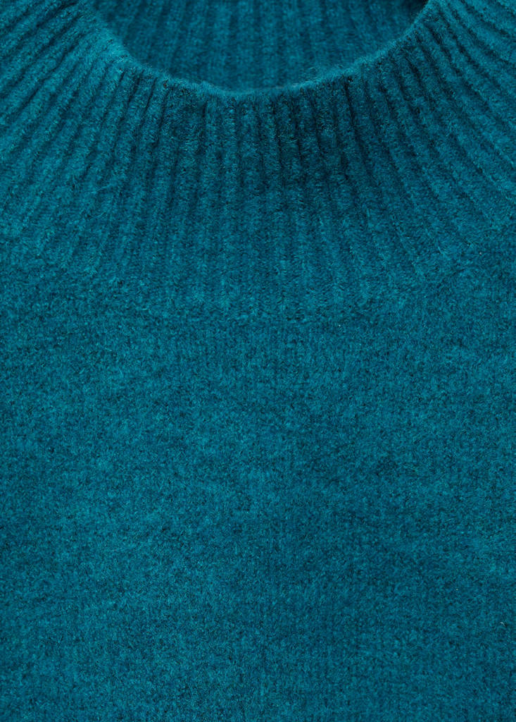 Perkins neck knitted sweater — Green