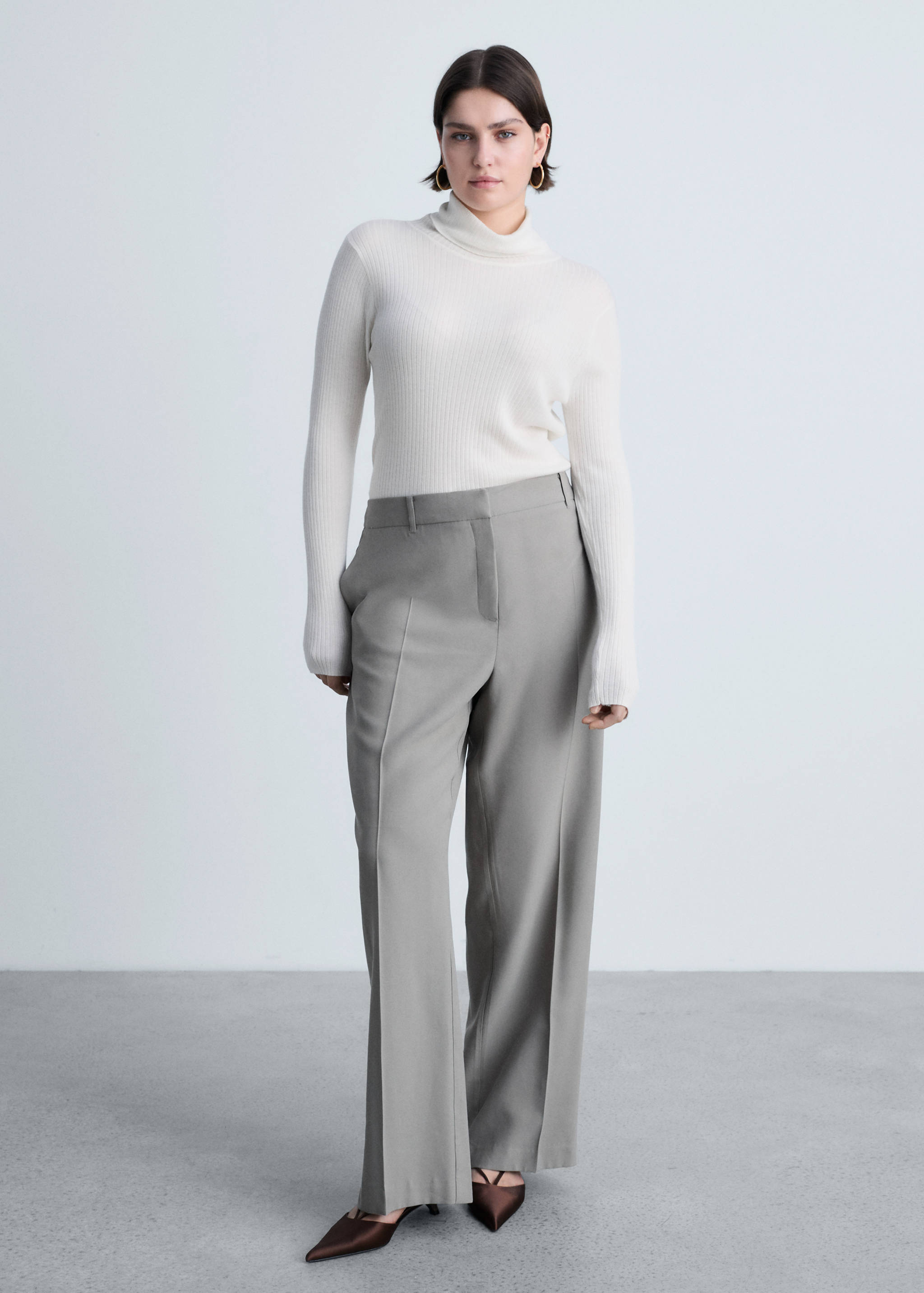 Wool blend turtleneck sweater - Details of the article 3