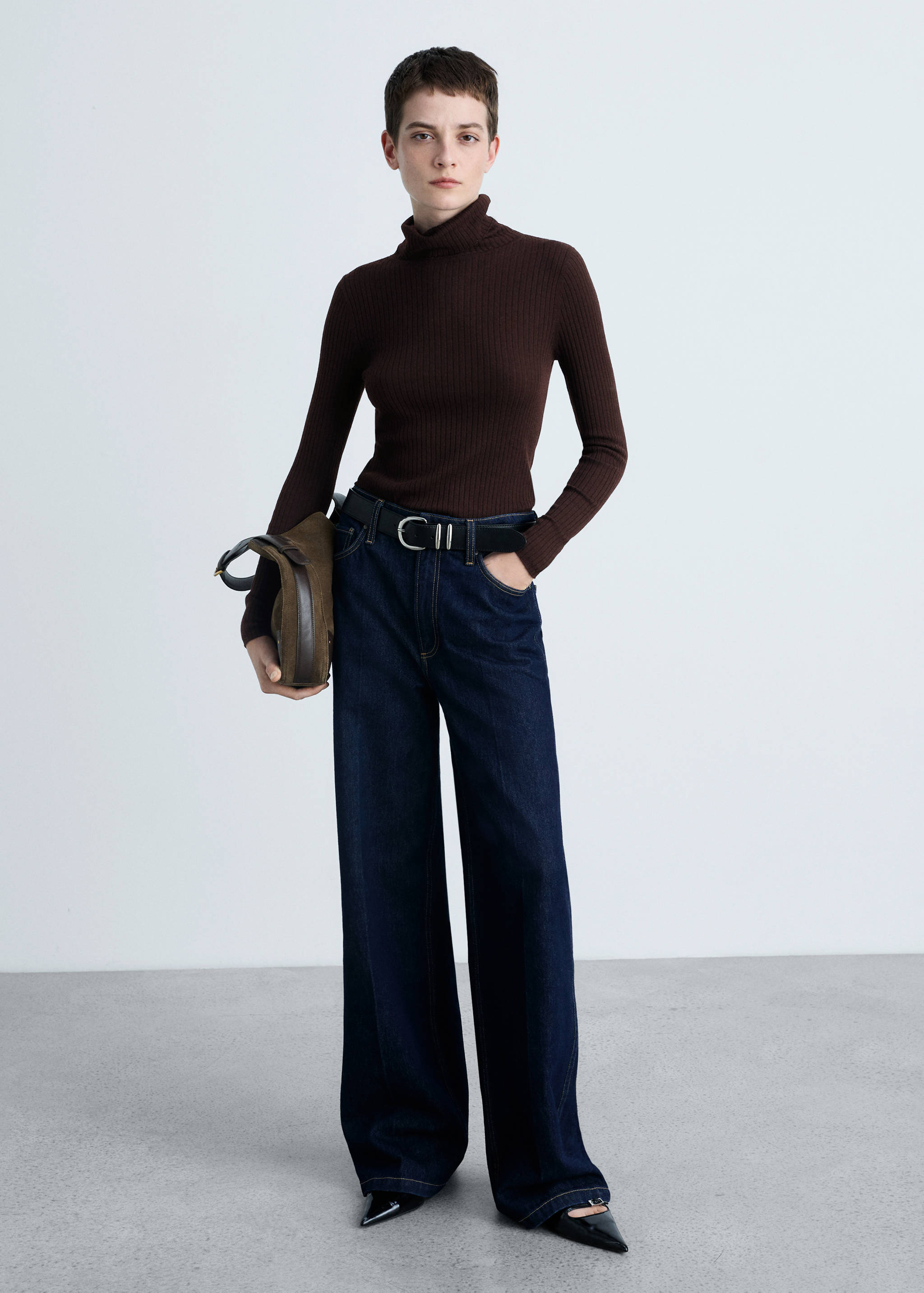 Wool blend turtleneck sweater - General plane
