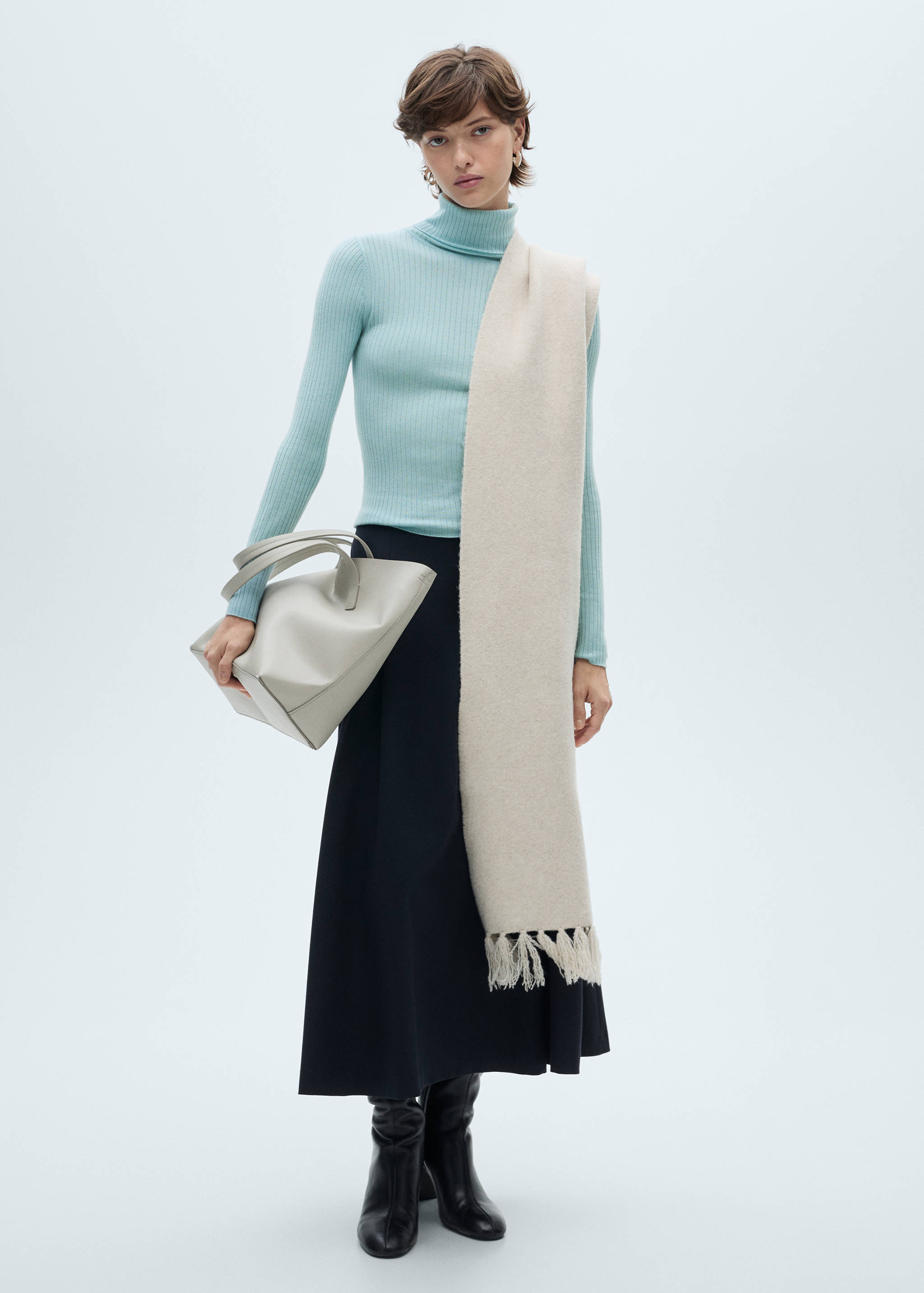 Wool blend turtleneck sweater - General plane