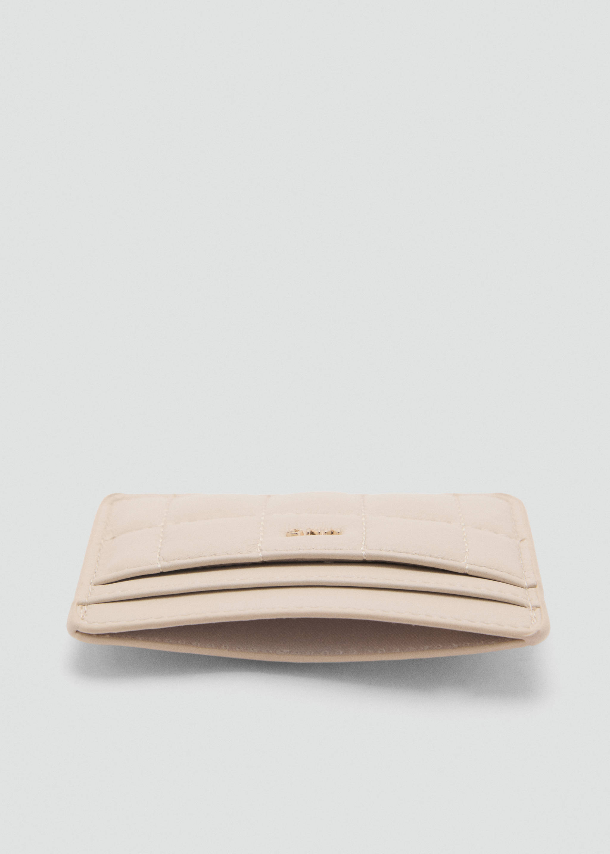 Quilted cardholder with logo - Details of the article 1