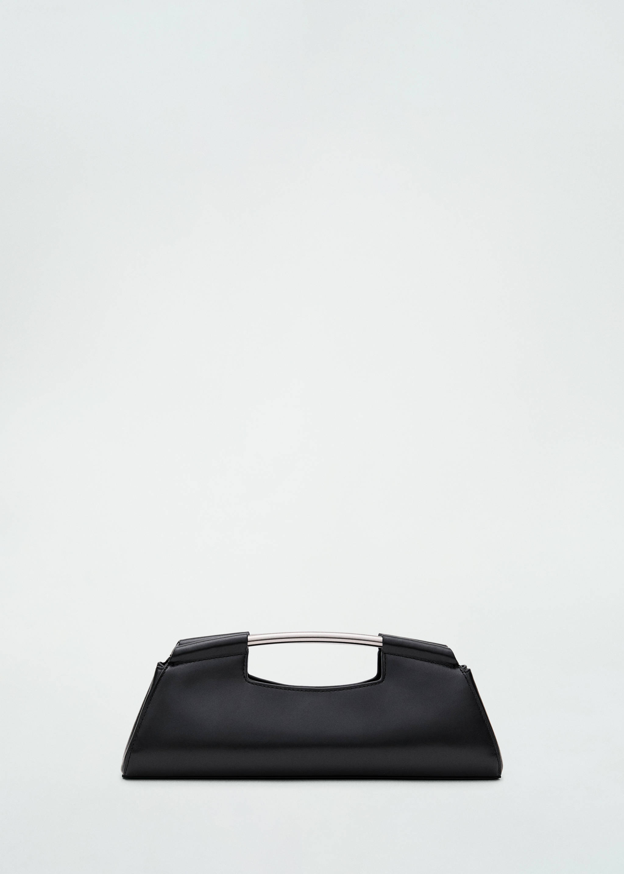 Leather bag with metal handle - Article without model