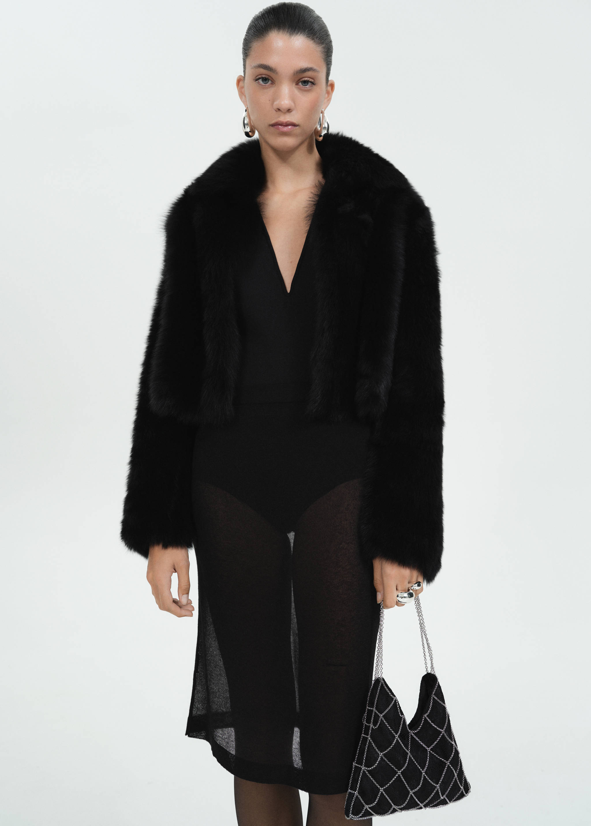 Sac guipure maille filet chaîne - Plan général