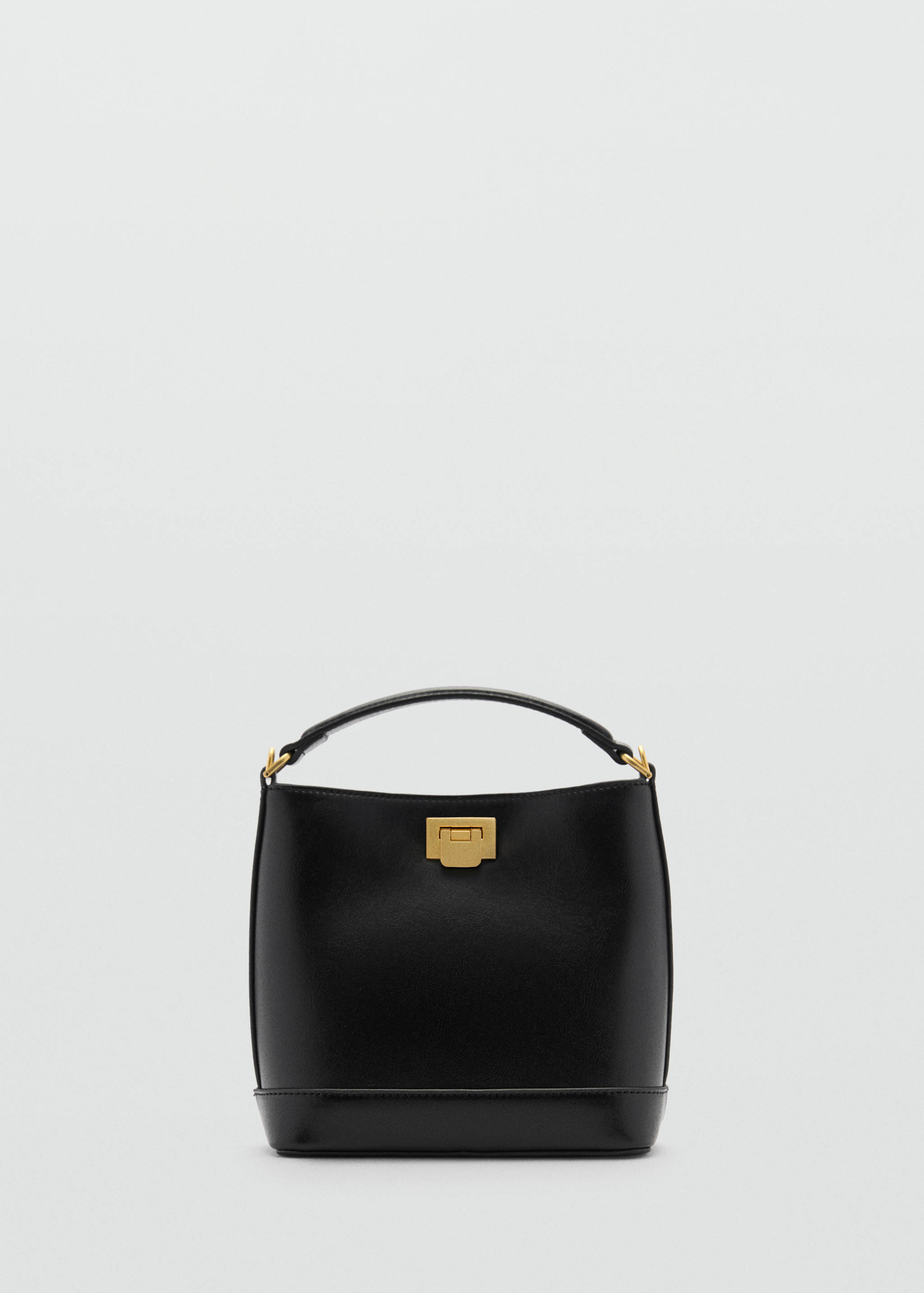 Mini shopper-veske med metalldetaljer - Artikkel uten modell